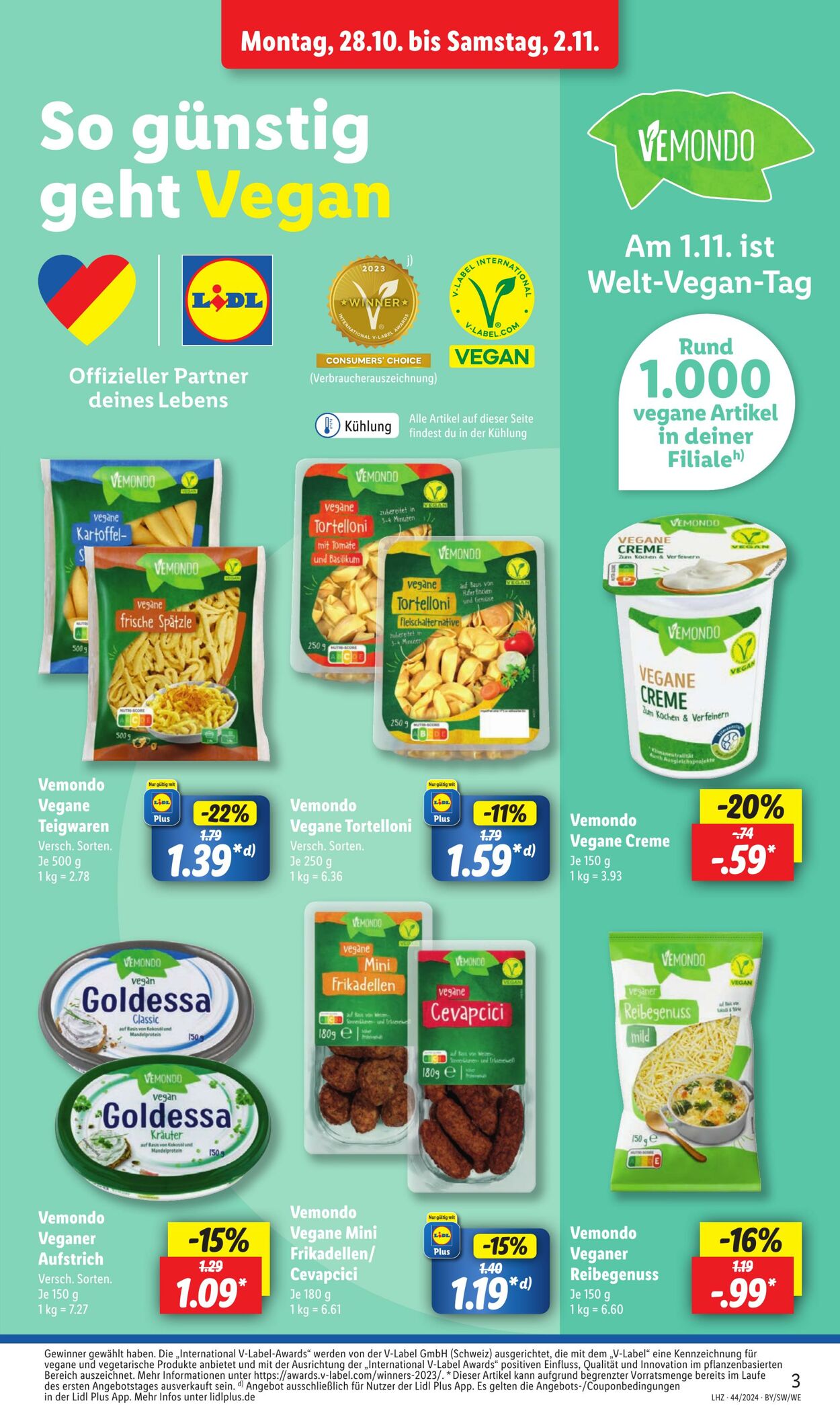 Prospekt Lidl 28.10.2024 - 02.11.2024