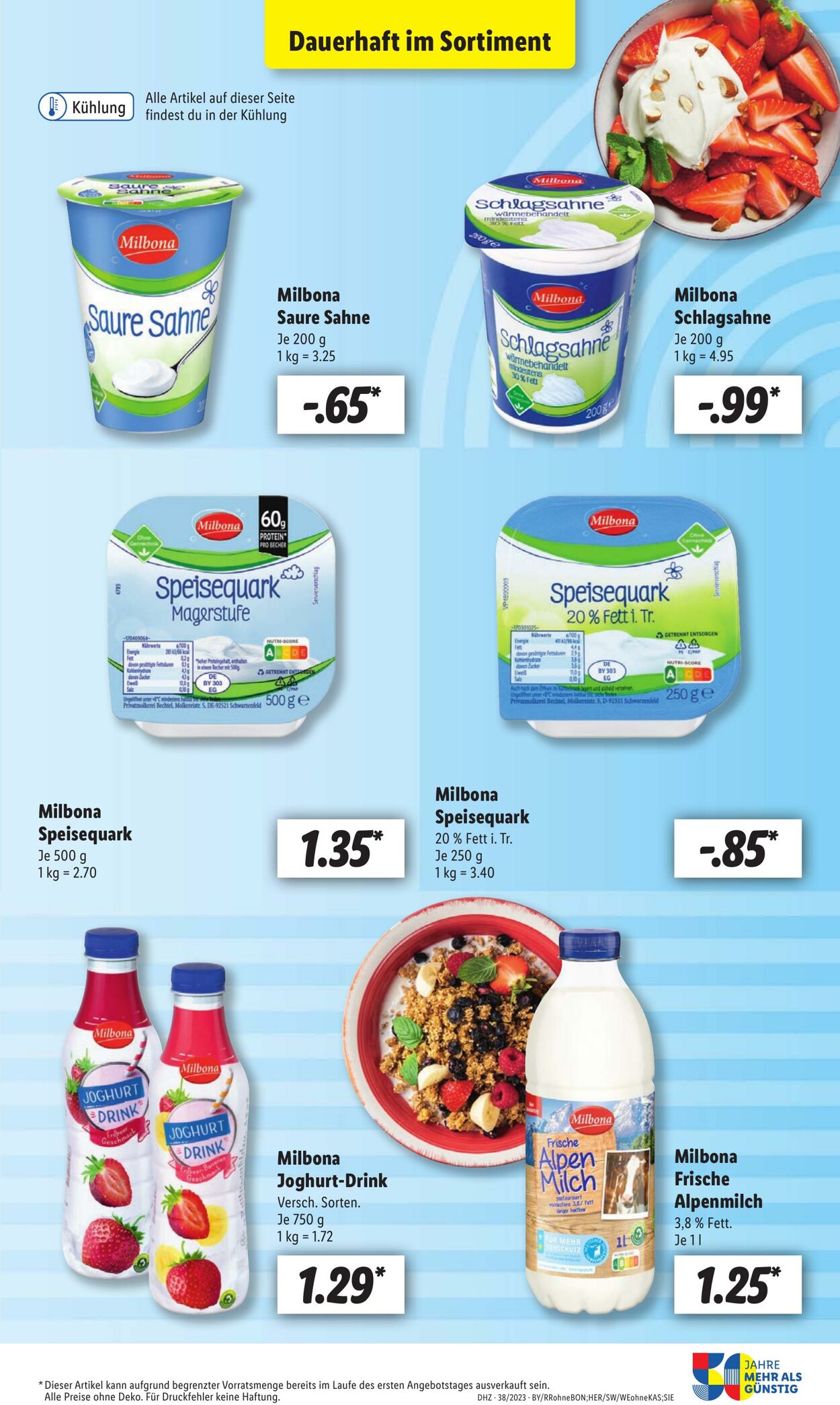 Prospekt Lidl 18.09.2023 - 23.09.2023