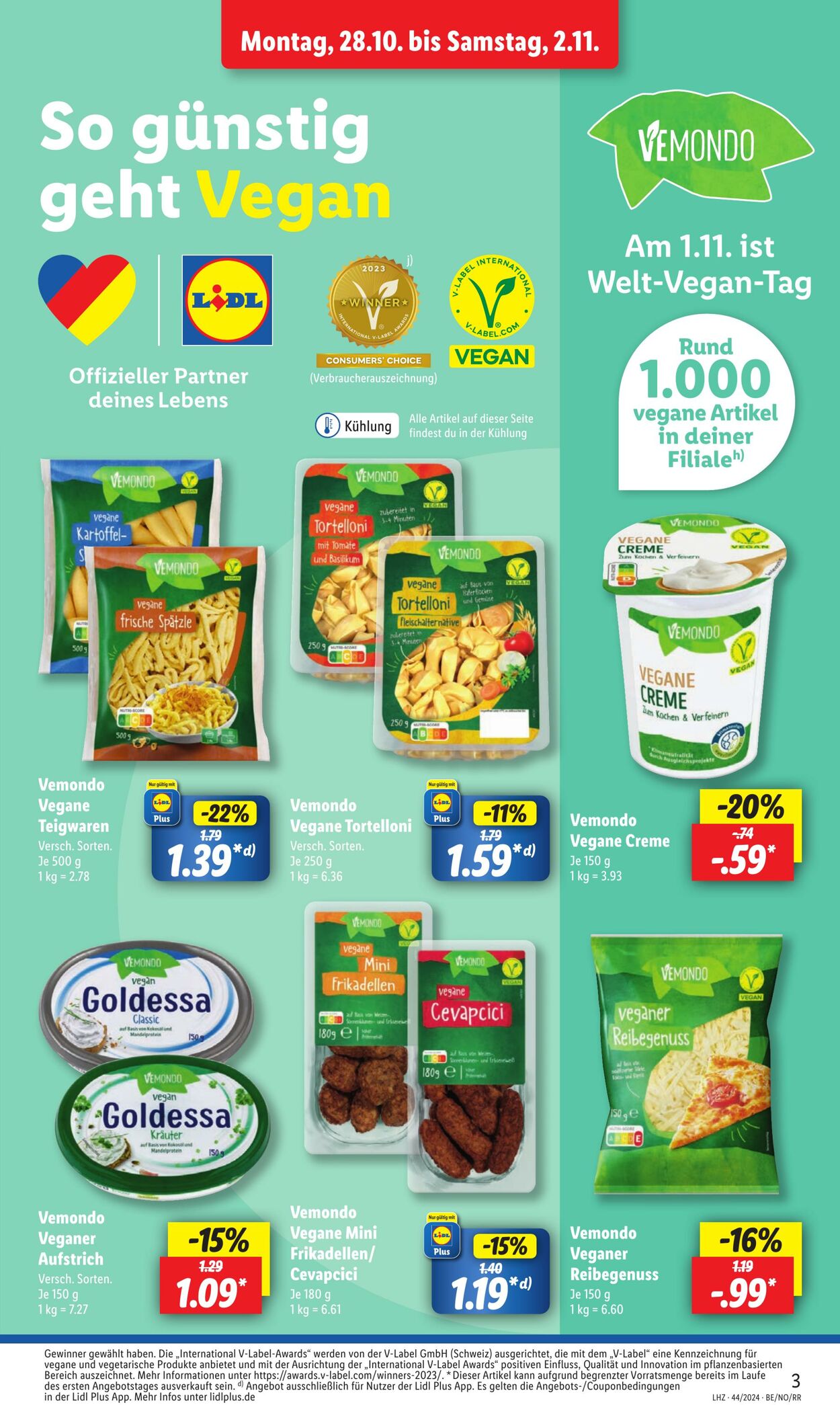 Prospekt Lidl 28.10.2024 - 02.11.2024