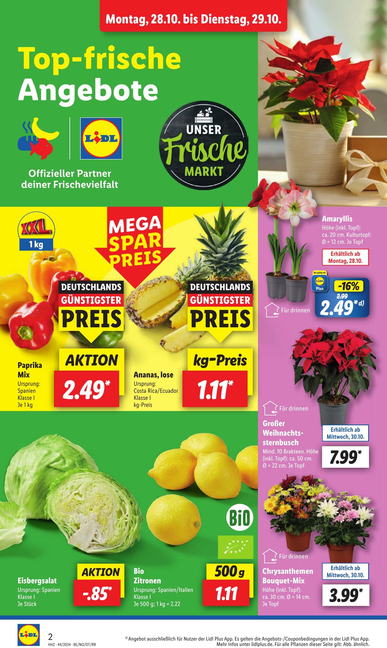 Prospekt Lidl 28.10.2024 - 02.11.2024