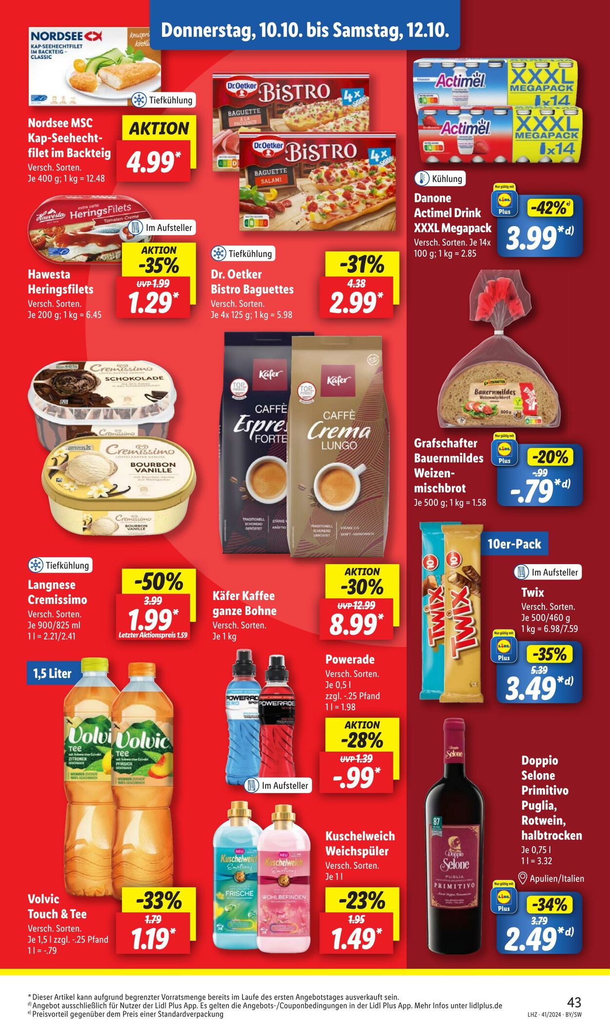 Prospekt Lidl 07.10.2024 - 12.10.2024