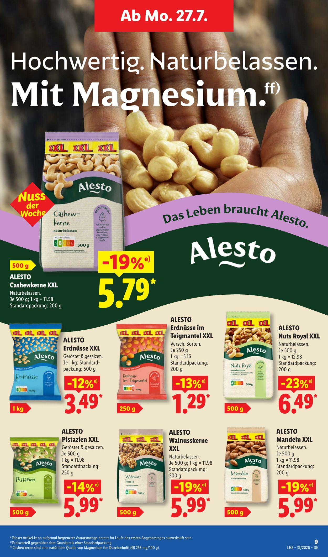 Prospekt Lidl 27.07.2026 - 01.08.2026