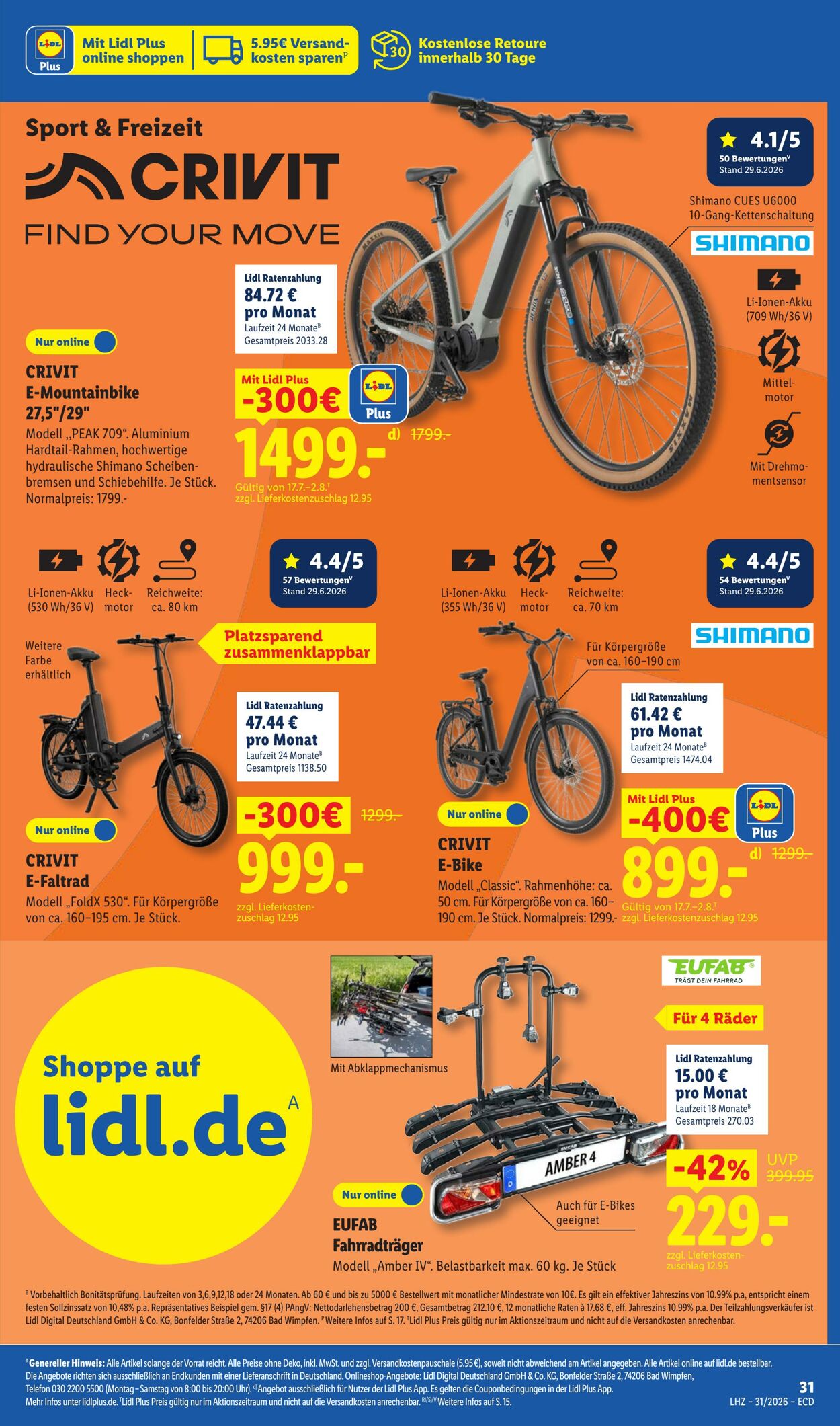 Prospekt Lidl 27.07.2026 - 01.08.2026