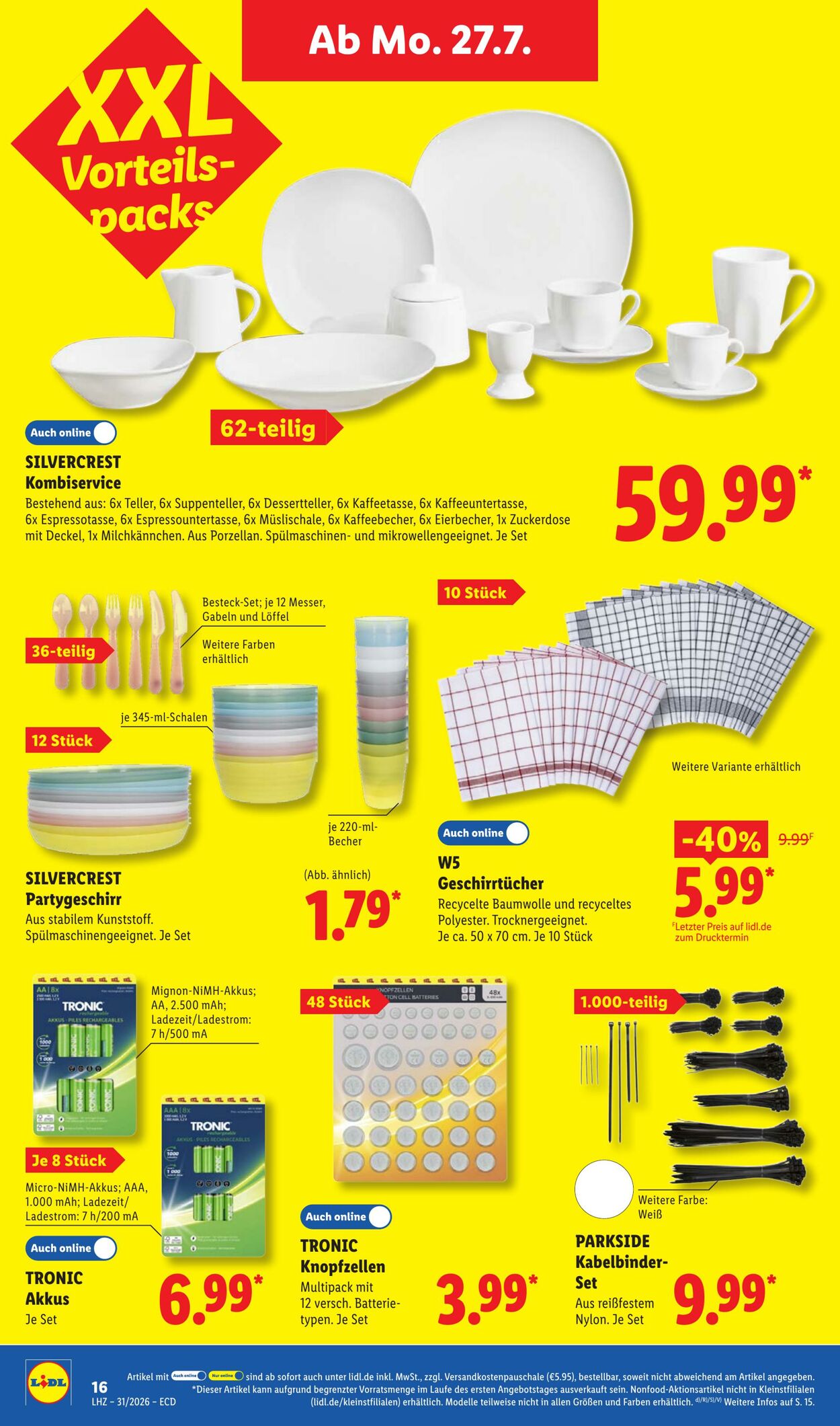 Prospekt Lidl 27.07.2026 - 01.08.2026