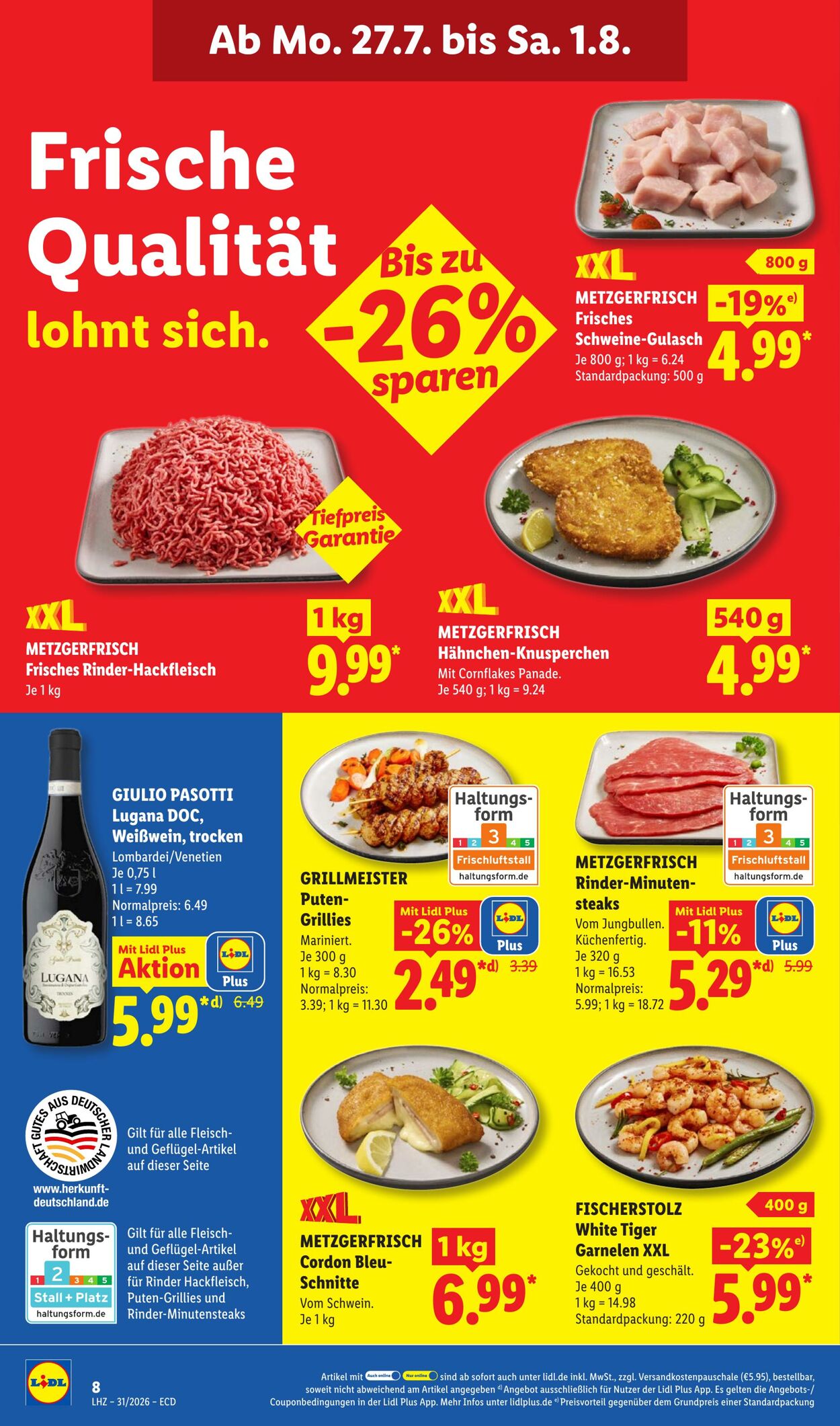 Prospekt Lidl 27.07.2026 - 01.08.2026