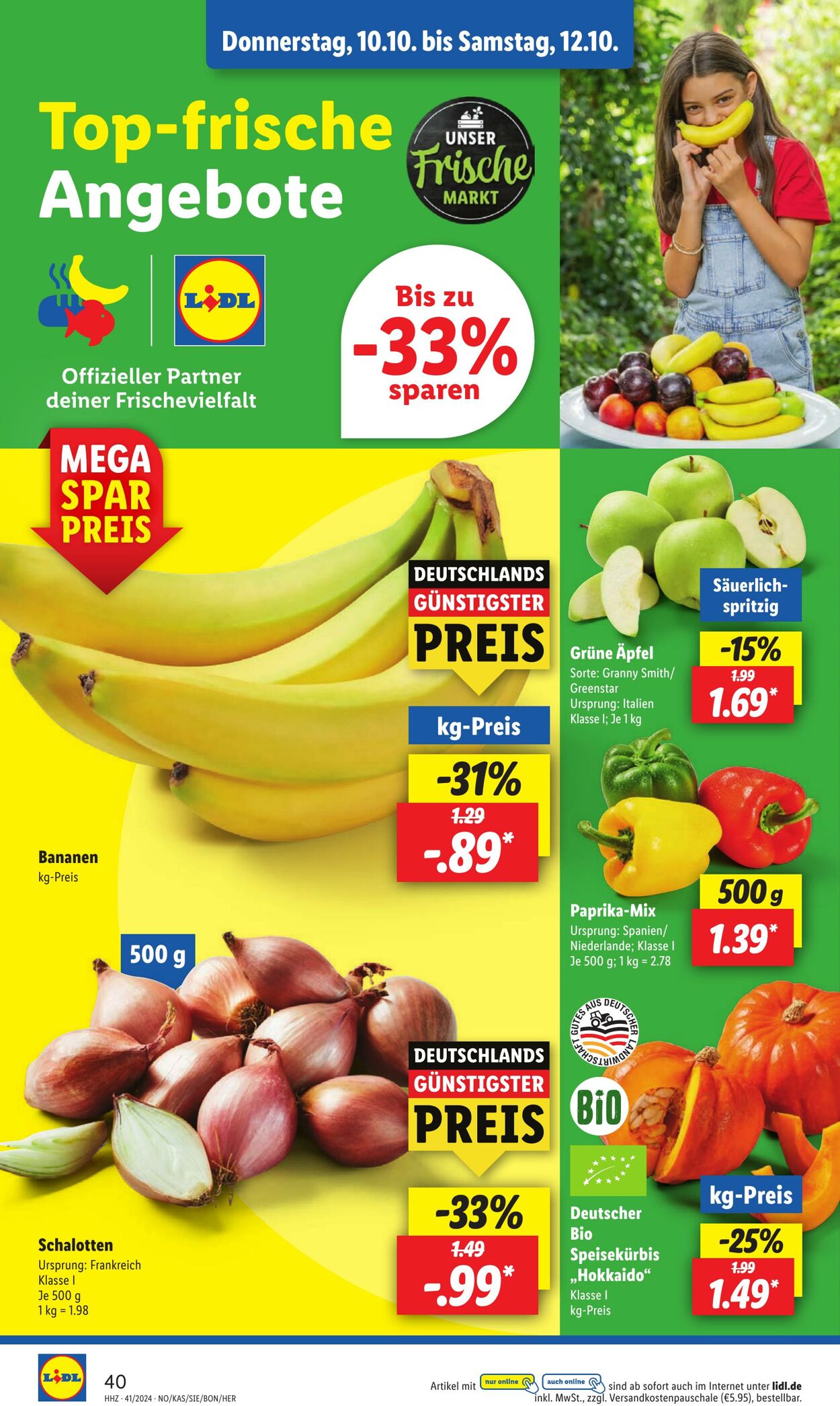 Prospekt Lidl 07.10.2024 - 12.10.2024