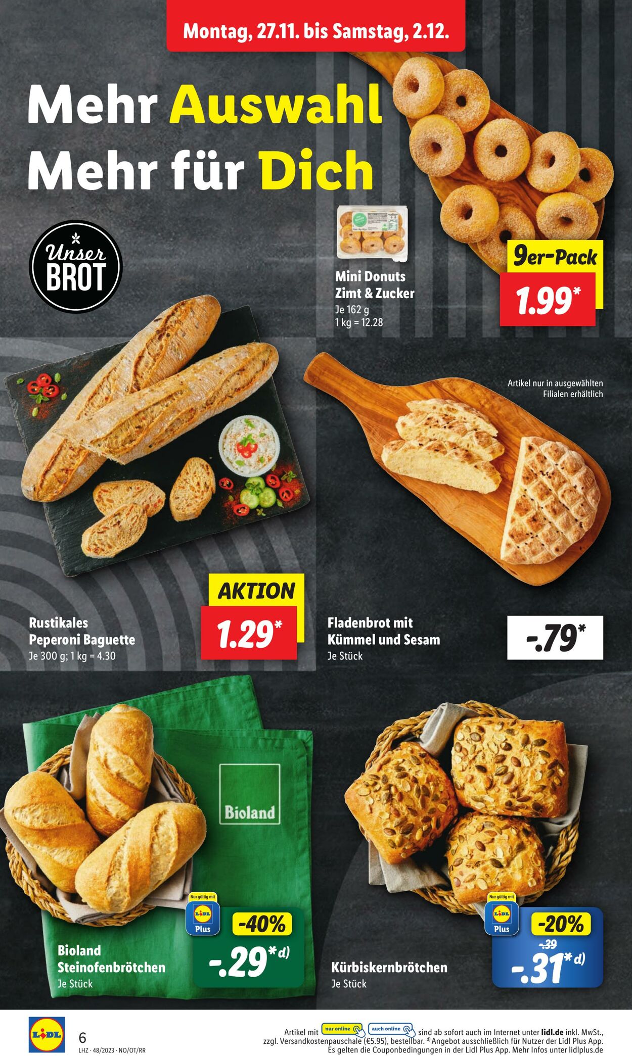 Prospekt Lidl 27.11.2023 - 02.12.2023