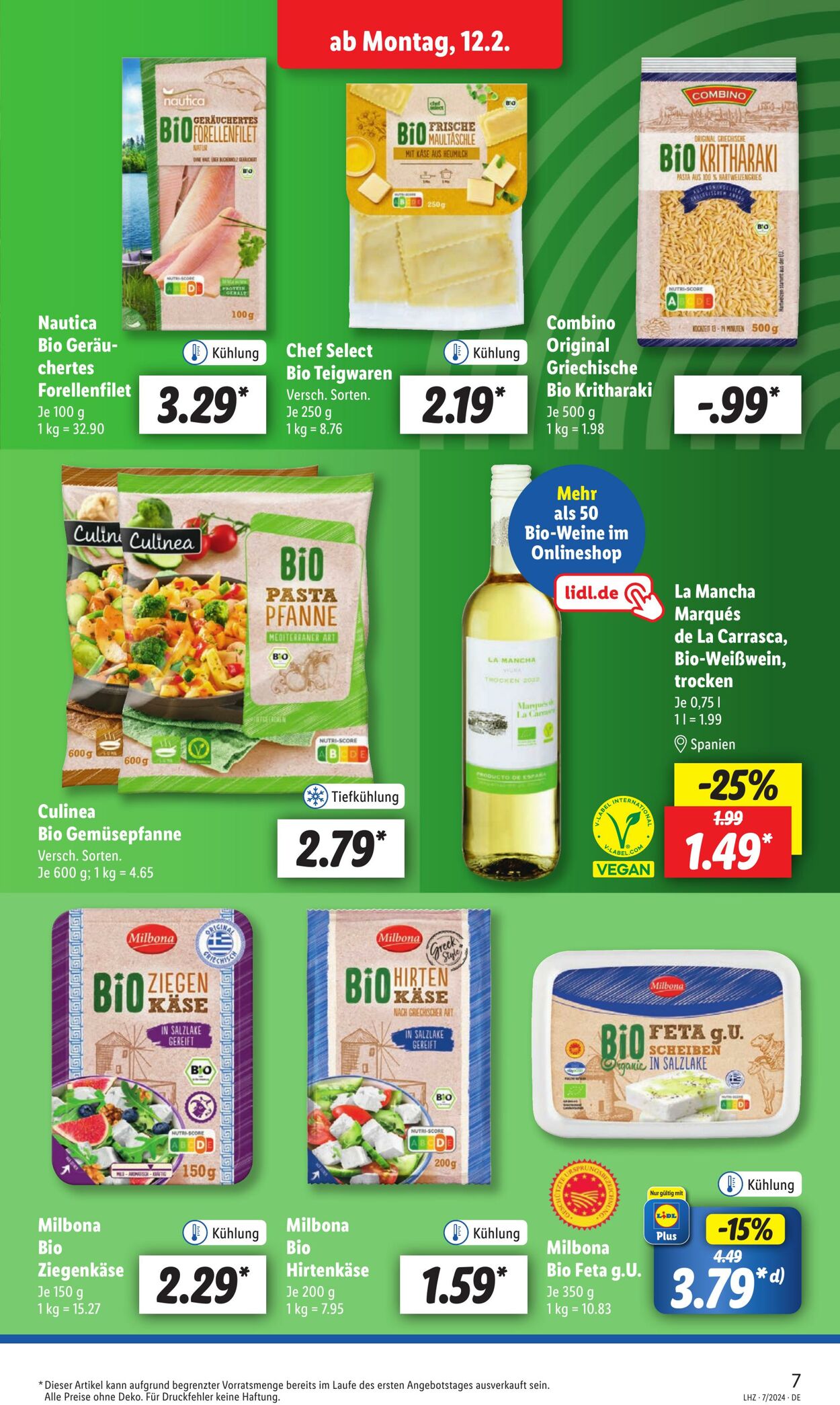 Prospekt Lidl 12.02.2024 - 17.02.2024