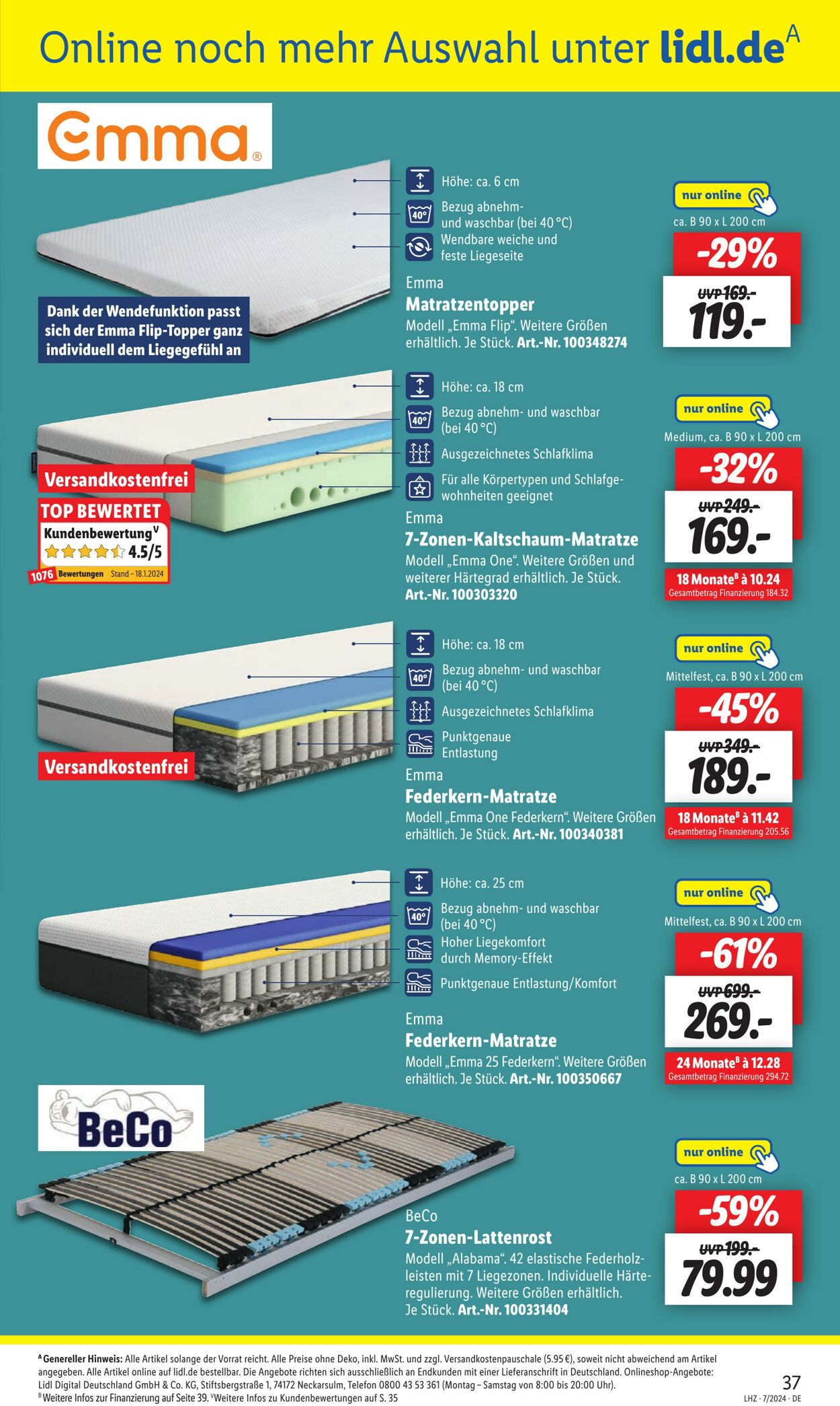 Prospekt Lidl 12.02.2024 - 17.02.2024