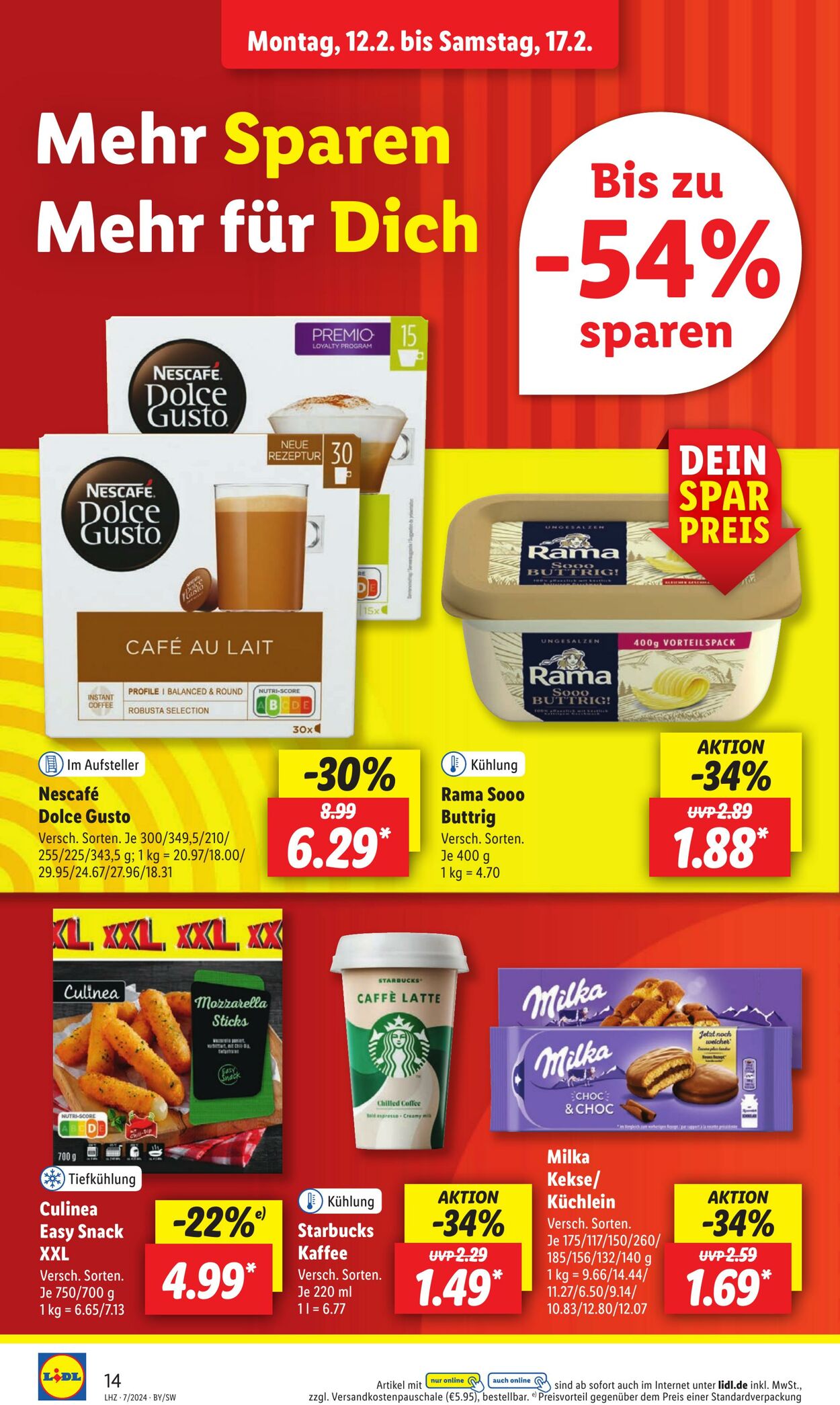 Prospekt Lidl 12.02.2024 - 17.02.2024