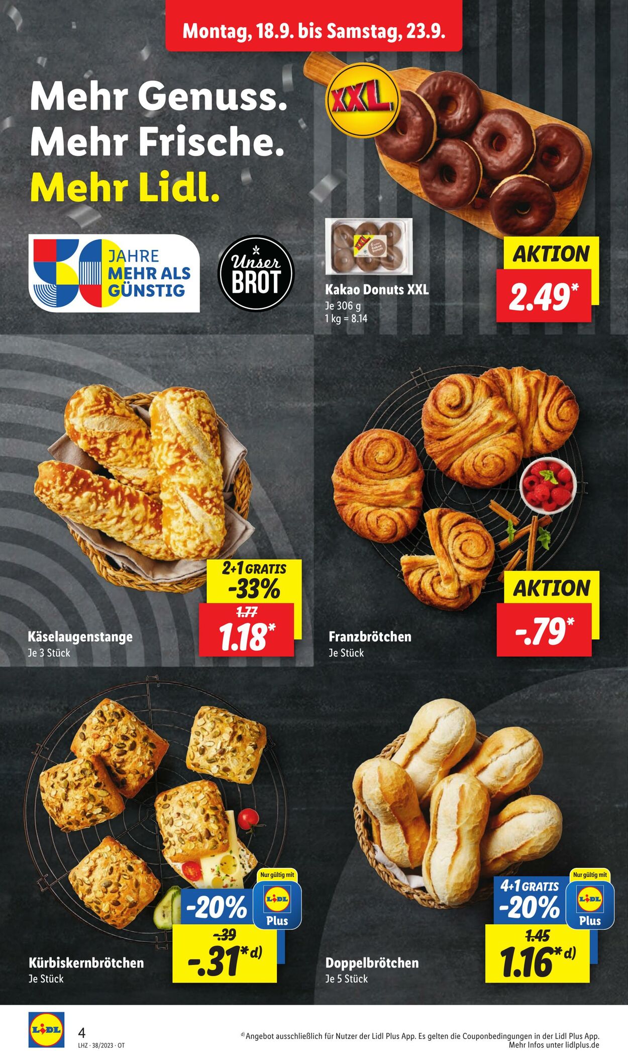 Prospekt Lidl 18.09.2023 - 23.09.2023