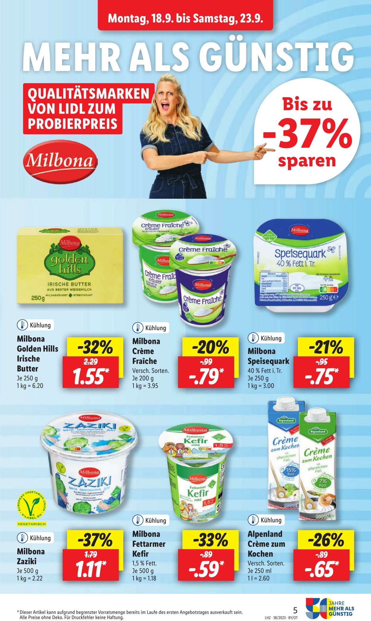 Prospekt Lidl 18.09.2023 - 23.09.2023