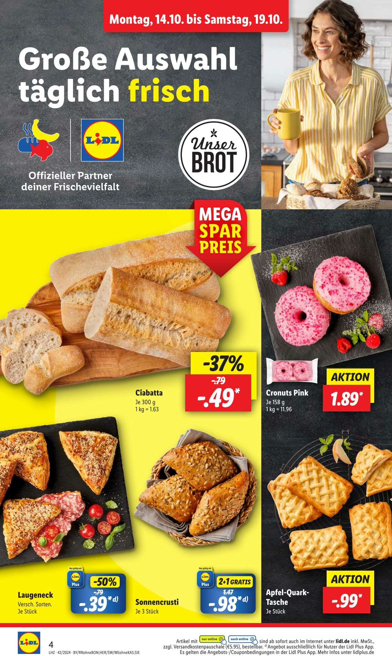 Prospekt Lidl 14.10.2024 - 19.10.2024