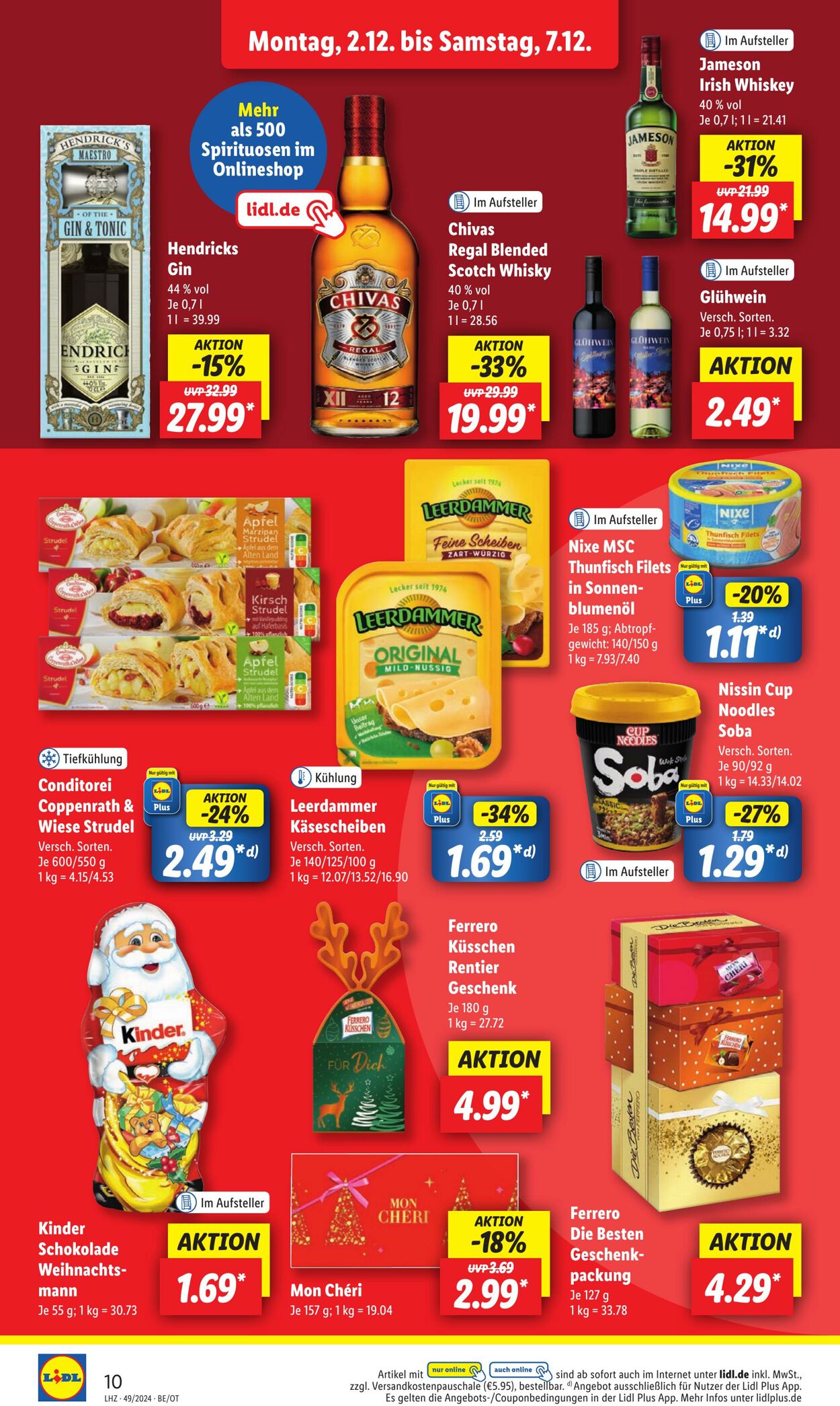 Prospekt Lidl 02.12.2024 - 07.12.2024