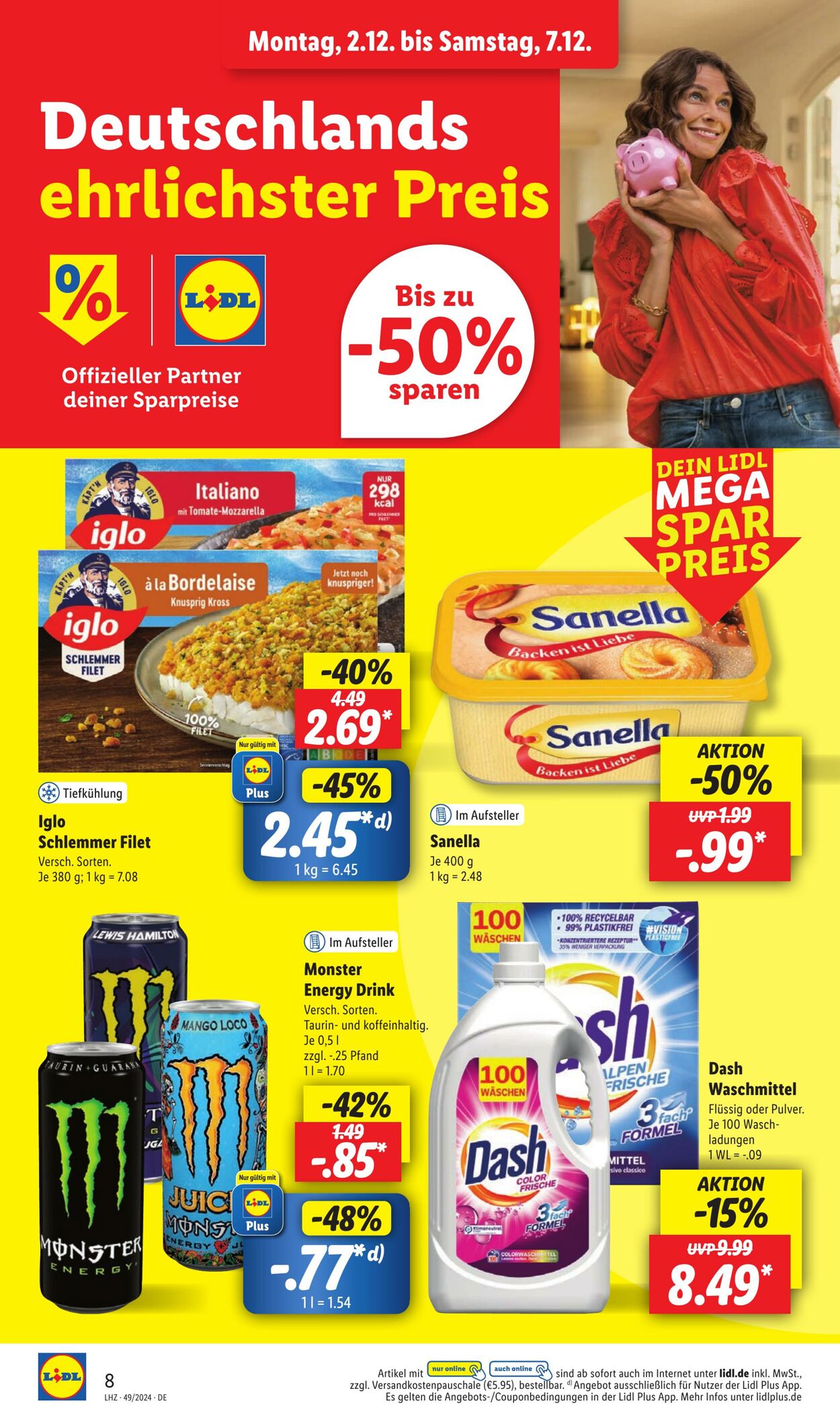 Prospekt Lidl 02.12.2024 - 07.12.2024