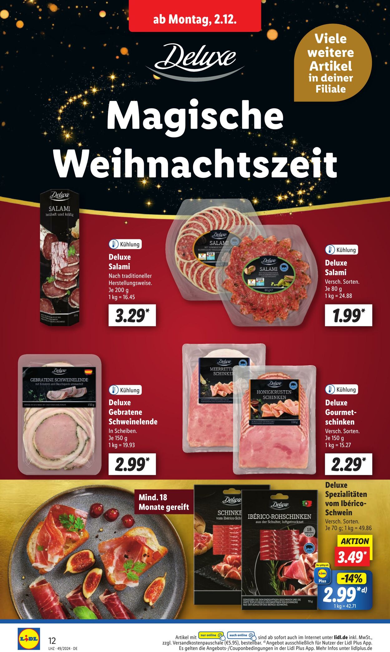 Prospekt Lidl 02.12.2024 - 07.12.2024