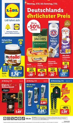 Prospekt Lidl 02.12.2024 - 07.12.2024