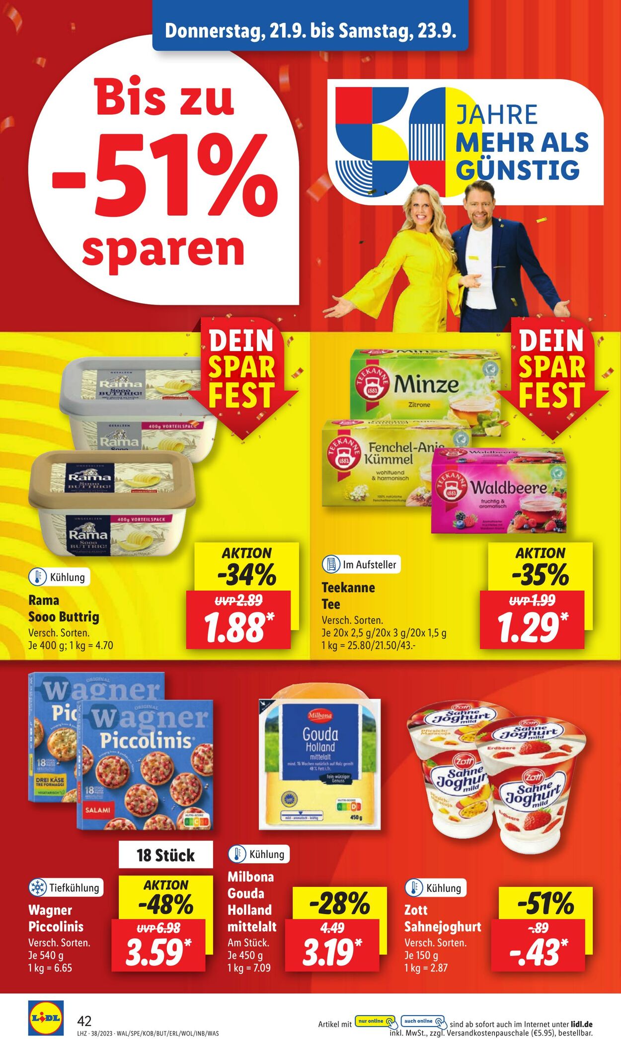 Prospekt Lidl 18.09.2023 - 23.09.2023