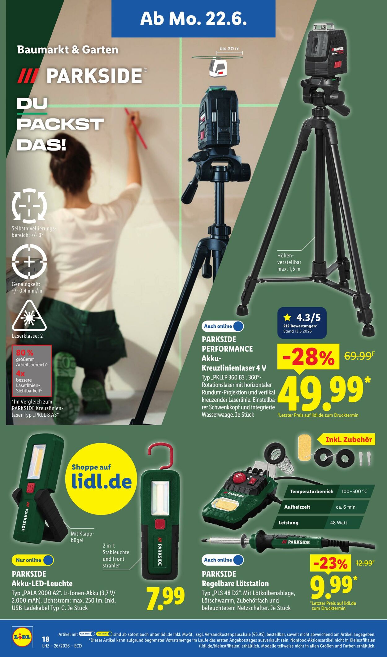 Prospekt Lidl 22.06.2026 - 27.06.2026