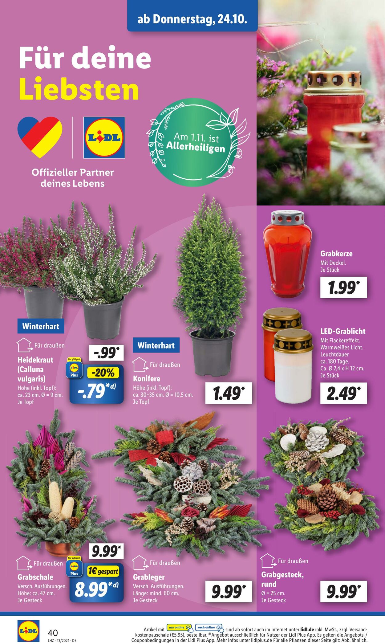 Prospekt Lidl 21.10.2024 - 26.10.2024