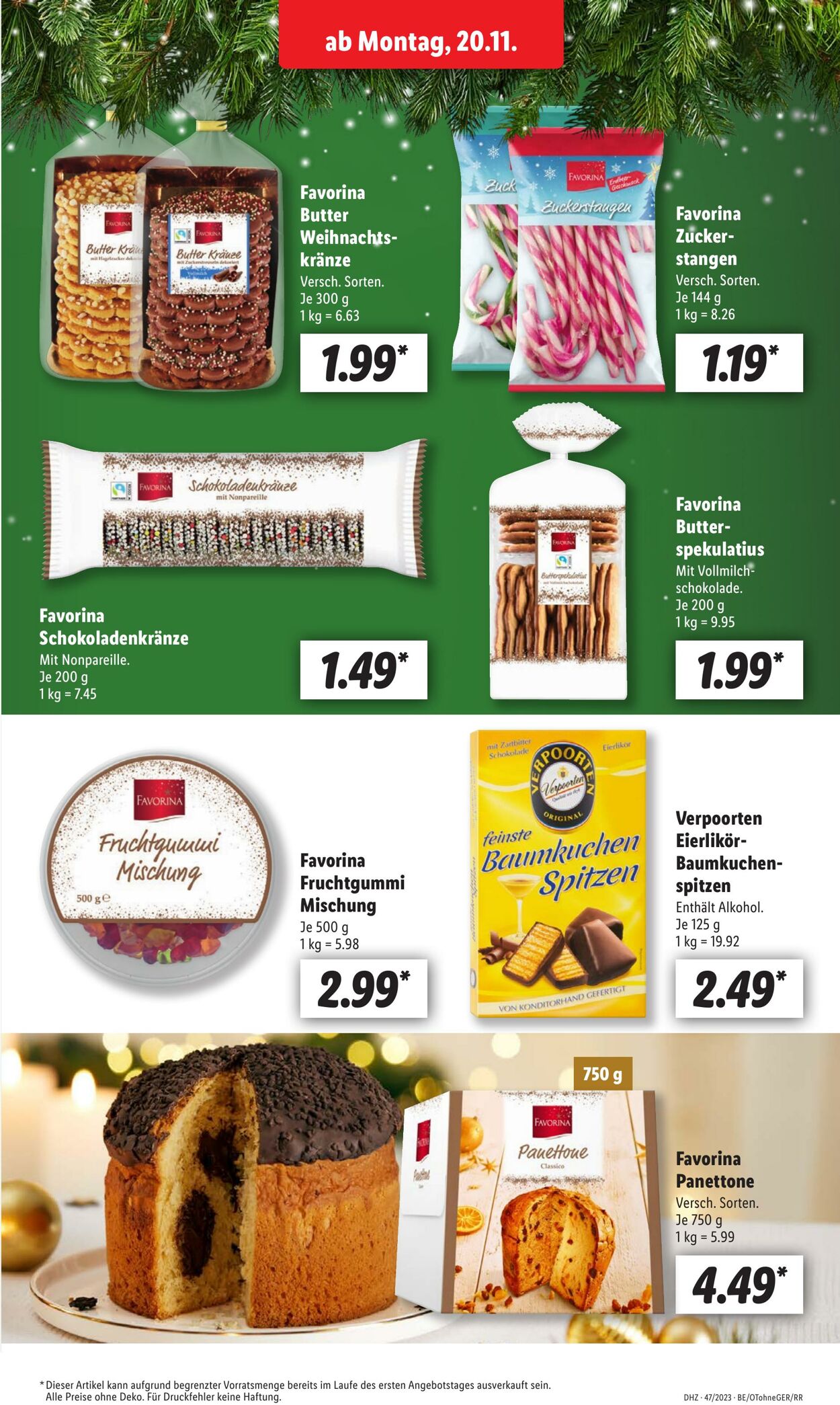 Prospekt Lidl 20.11.2023 - 25.11.2023