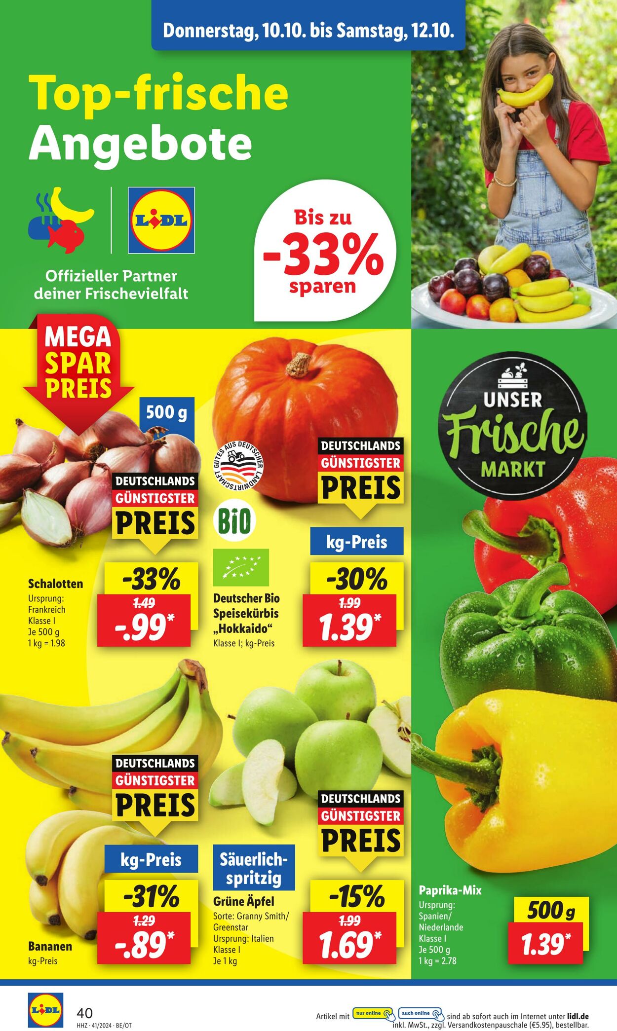 Prospekt Lidl 07.10.2024 - 12.10.2024