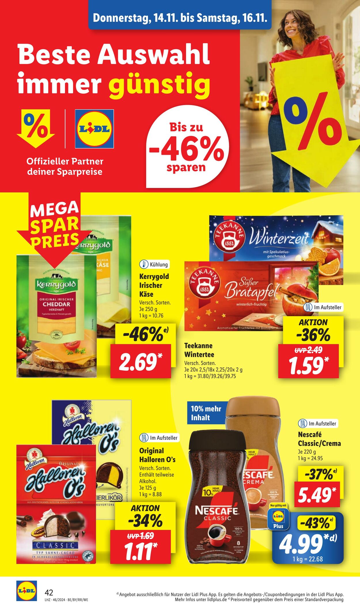 Prospekt Lidl 11.11.2024 - 16.11.2024