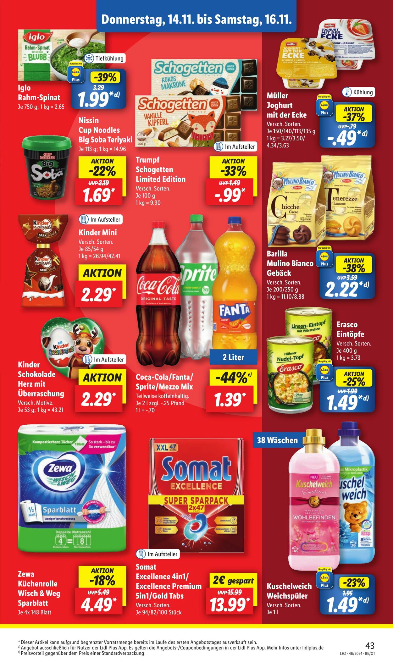 Prospekt Lidl 11.11.2024 - 16.11.2024