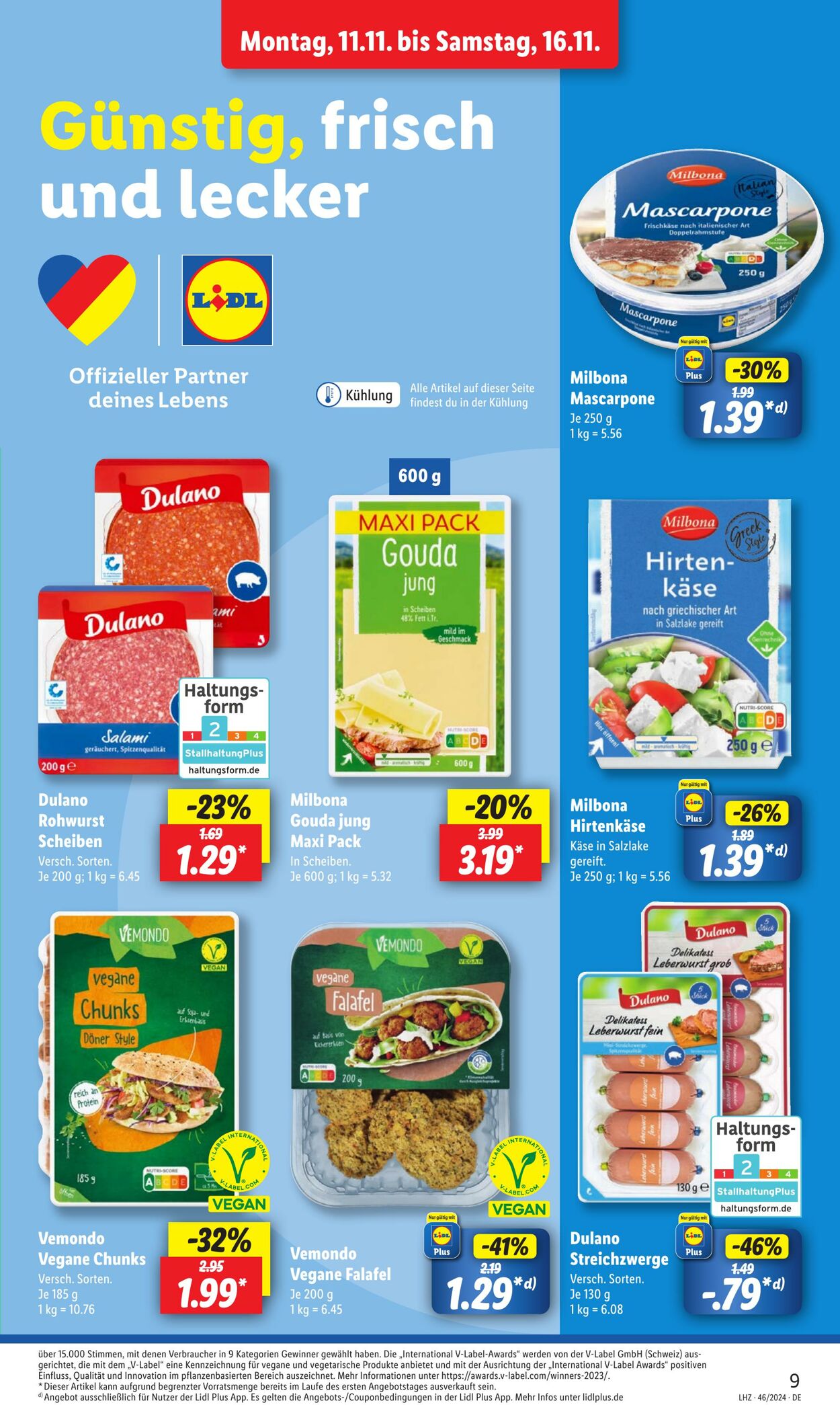 Prospekt Lidl 11.11.2024 - 16.11.2024