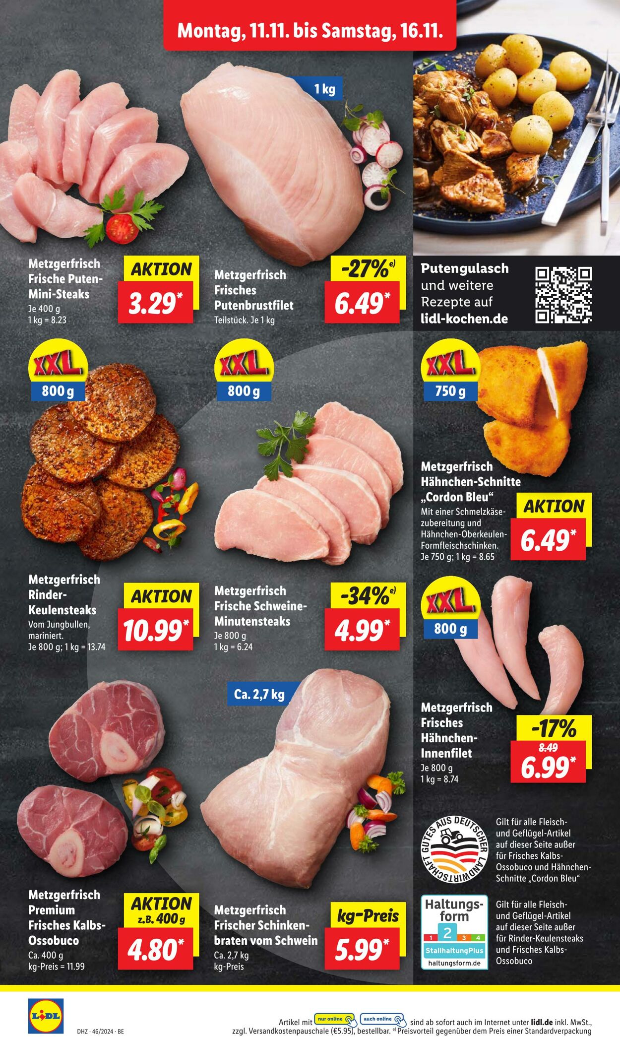 Prospekt Lidl 11.11.2024 - 16.11.2024