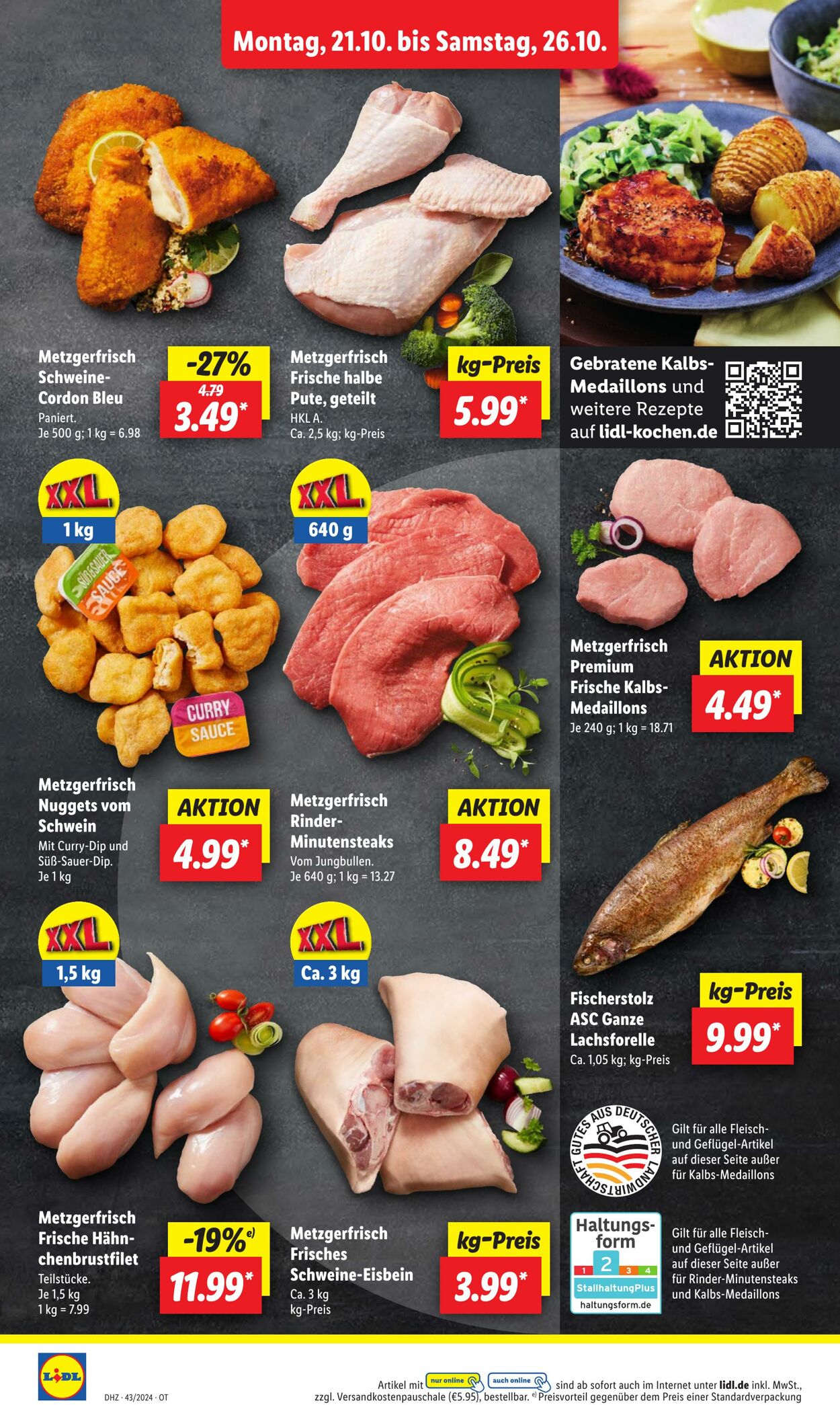 Prospekt Lidl 21.10.2024 - 26.10.2024