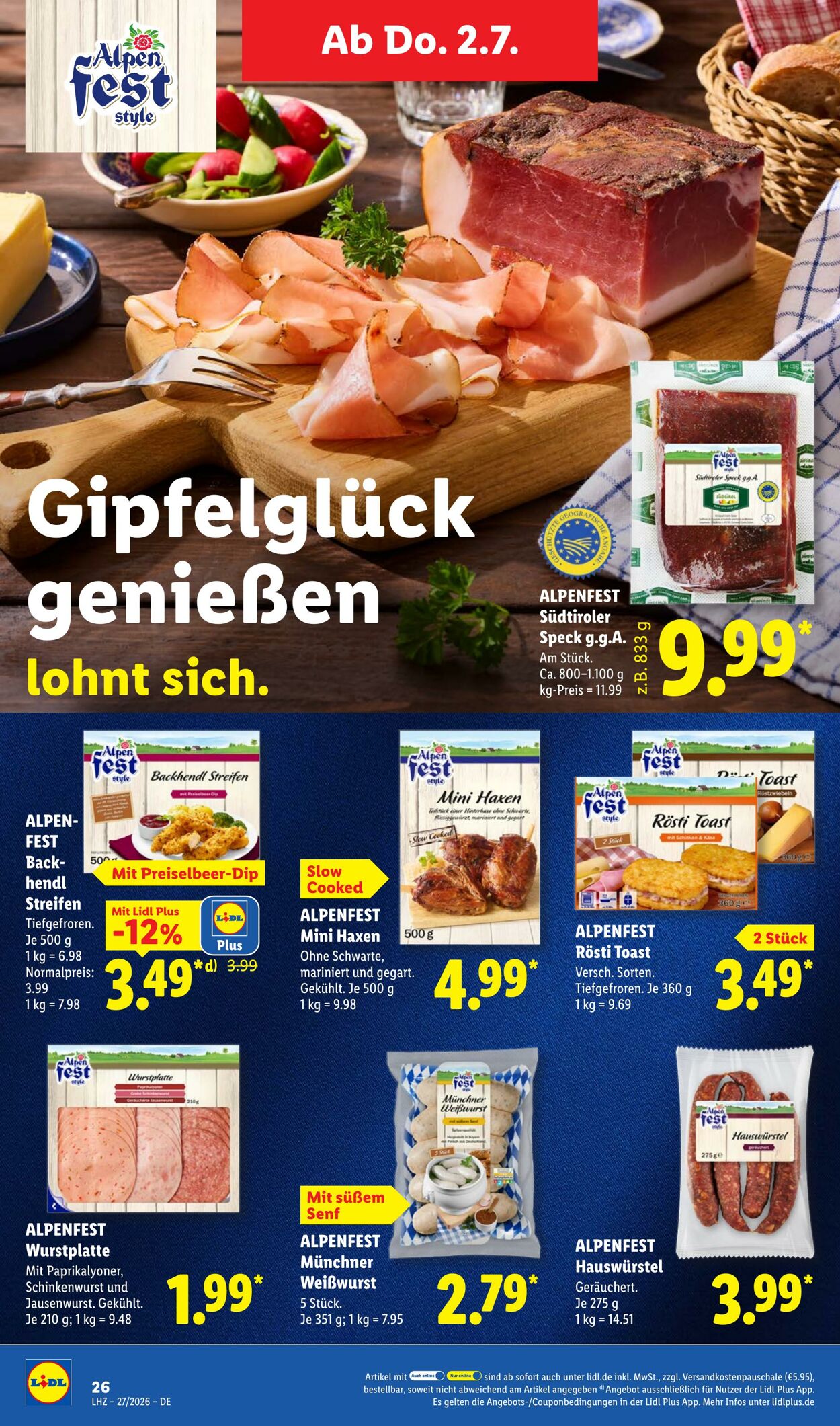 Prospekt Lidl 29.06.2026 - 04.07.2026