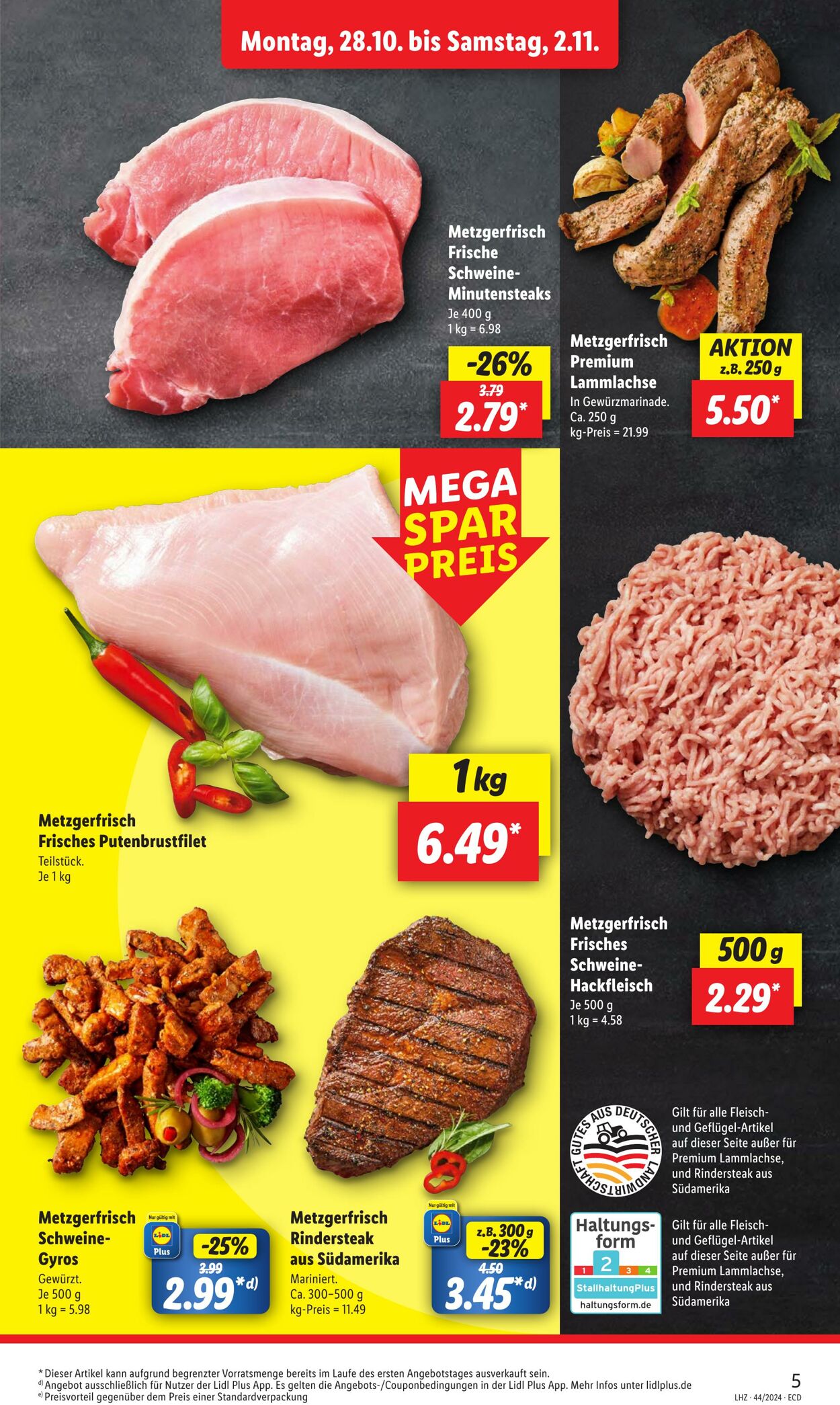 Prospekt Lidl 28.10.2024 - 02.11.2024