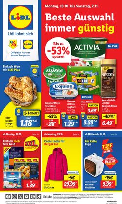 Prospekt Lidl 28.10.2024 - 02.11.2024