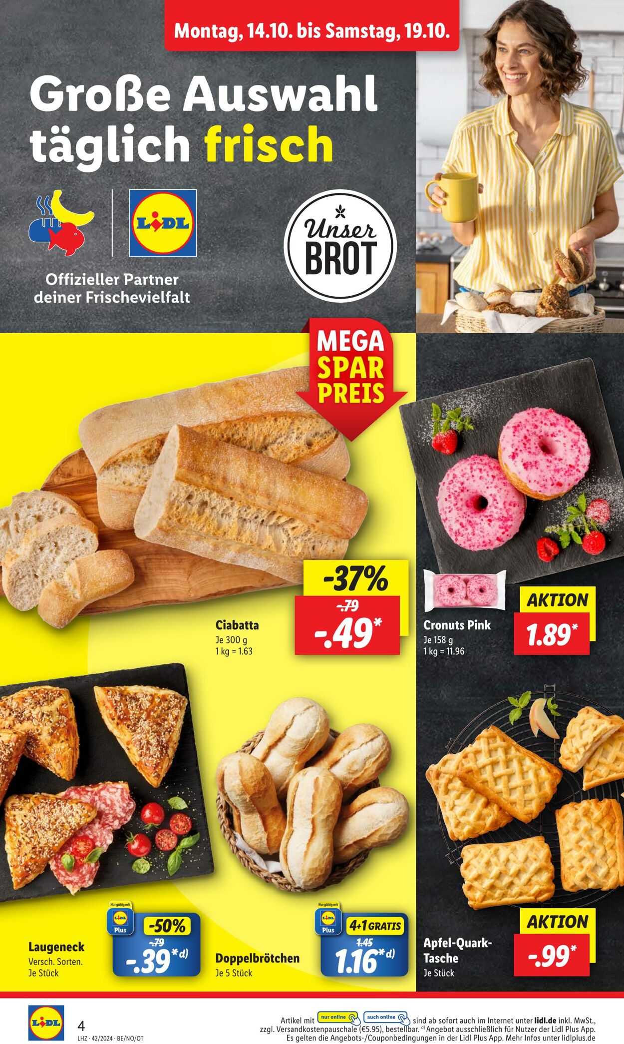 Prospekt Lidl 14.10.2024 - 19.10.2024