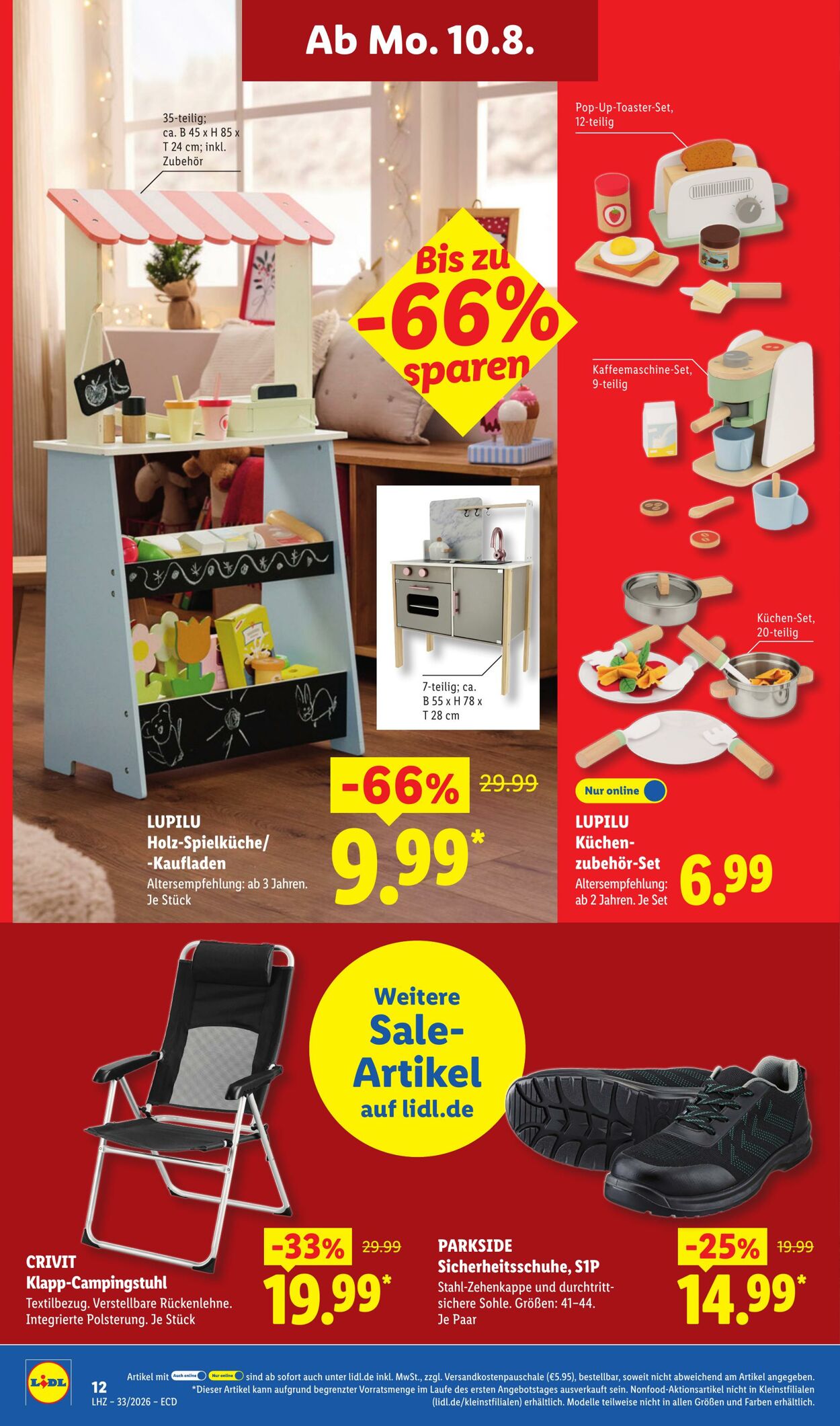 Prospekt Lidl 10.08.2026 - 15.08.2026