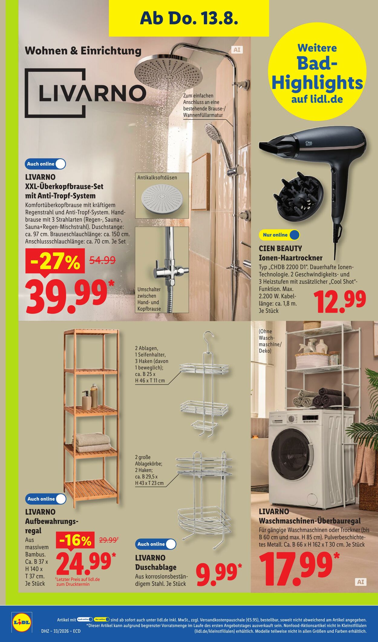 Prospekt Lidl 10.08.2026 - 15.08.2026