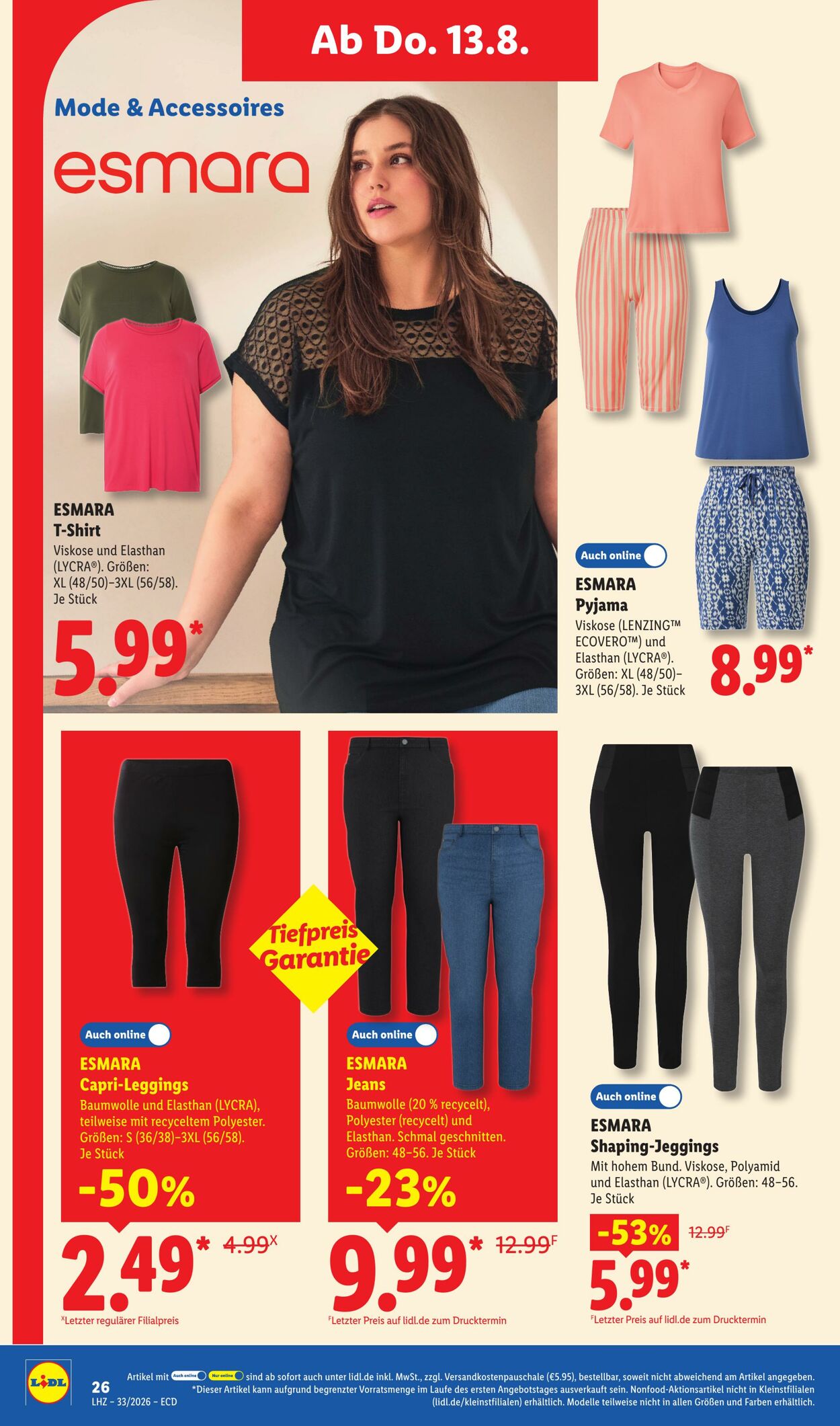 Prospekt Lidl 10.08.2026 - 15.08.2026