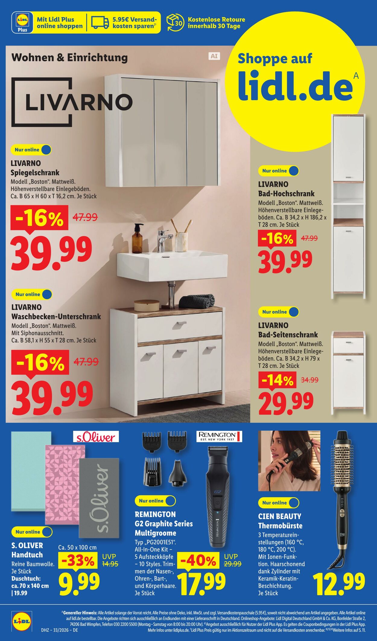 Prospekt Lidl 10.08.2026 - 15.08.2026