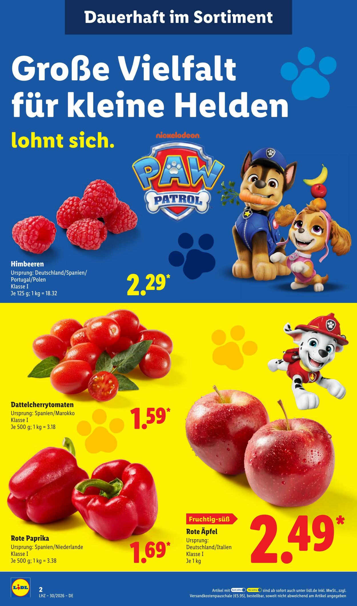Prospekt Lidl 20.07.2026 - 25.07.2026