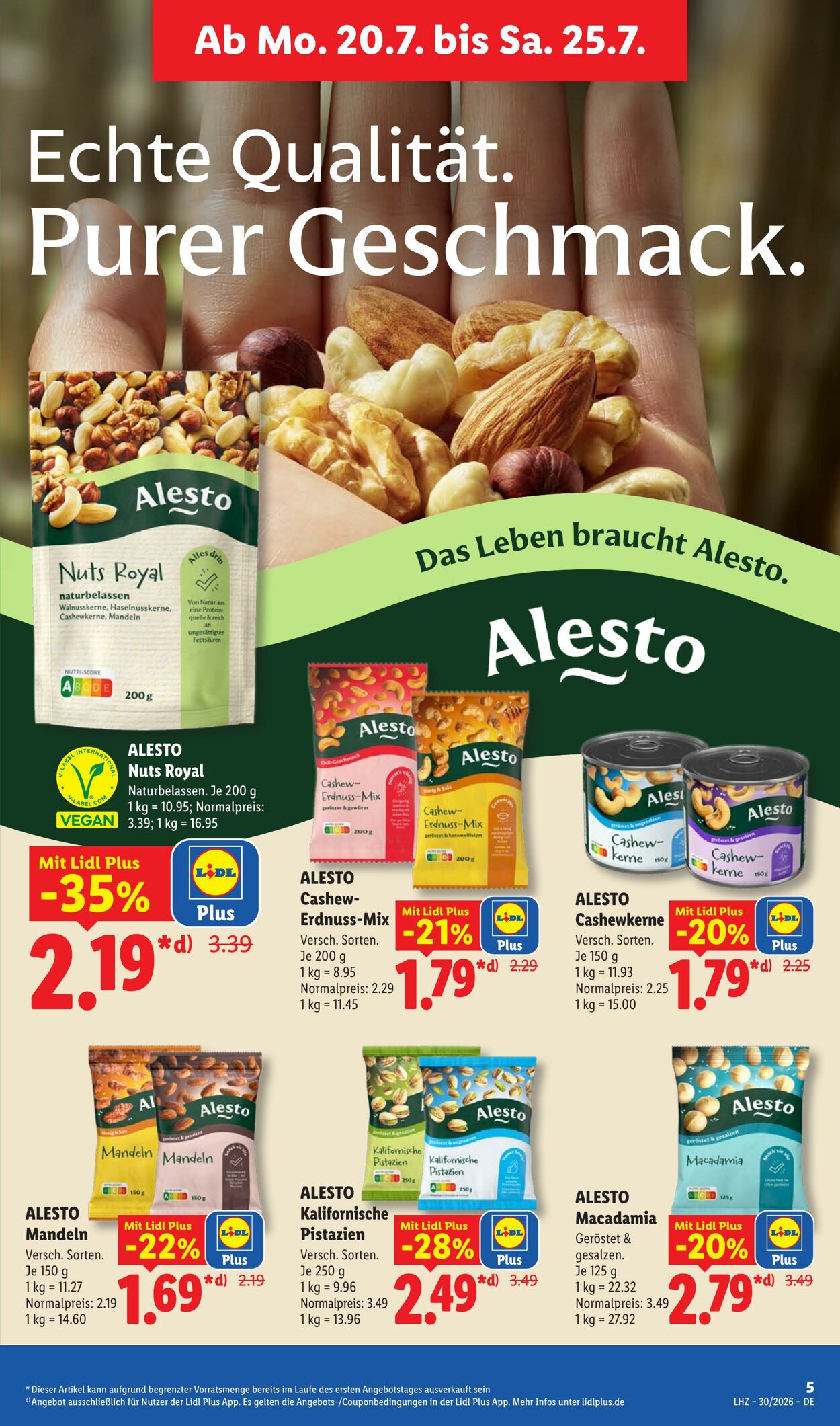 Prospekt Lidl 20.07.2026 - 25.07.2026