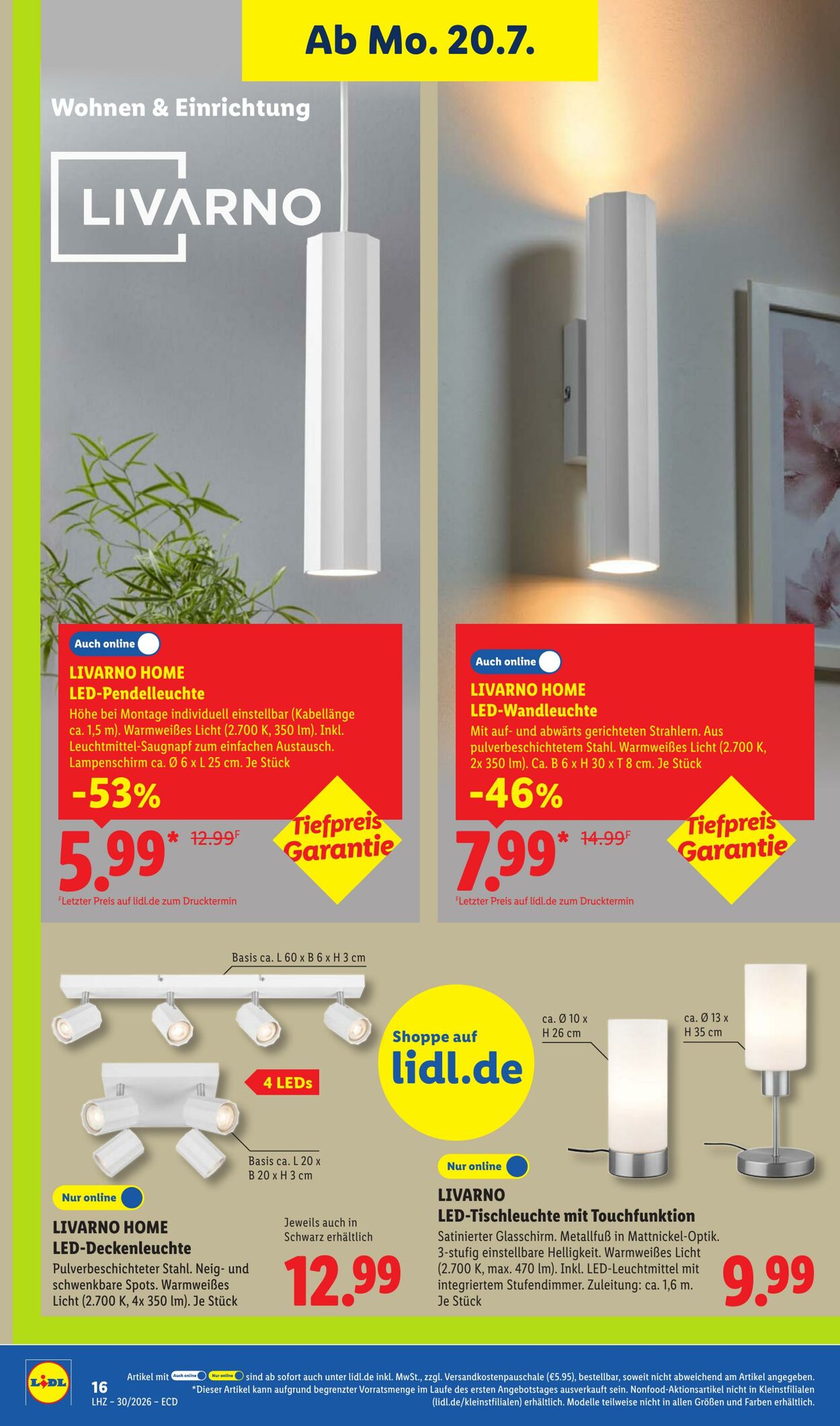 Prospekt Lidl 20.07.2026 - 25.07.2026