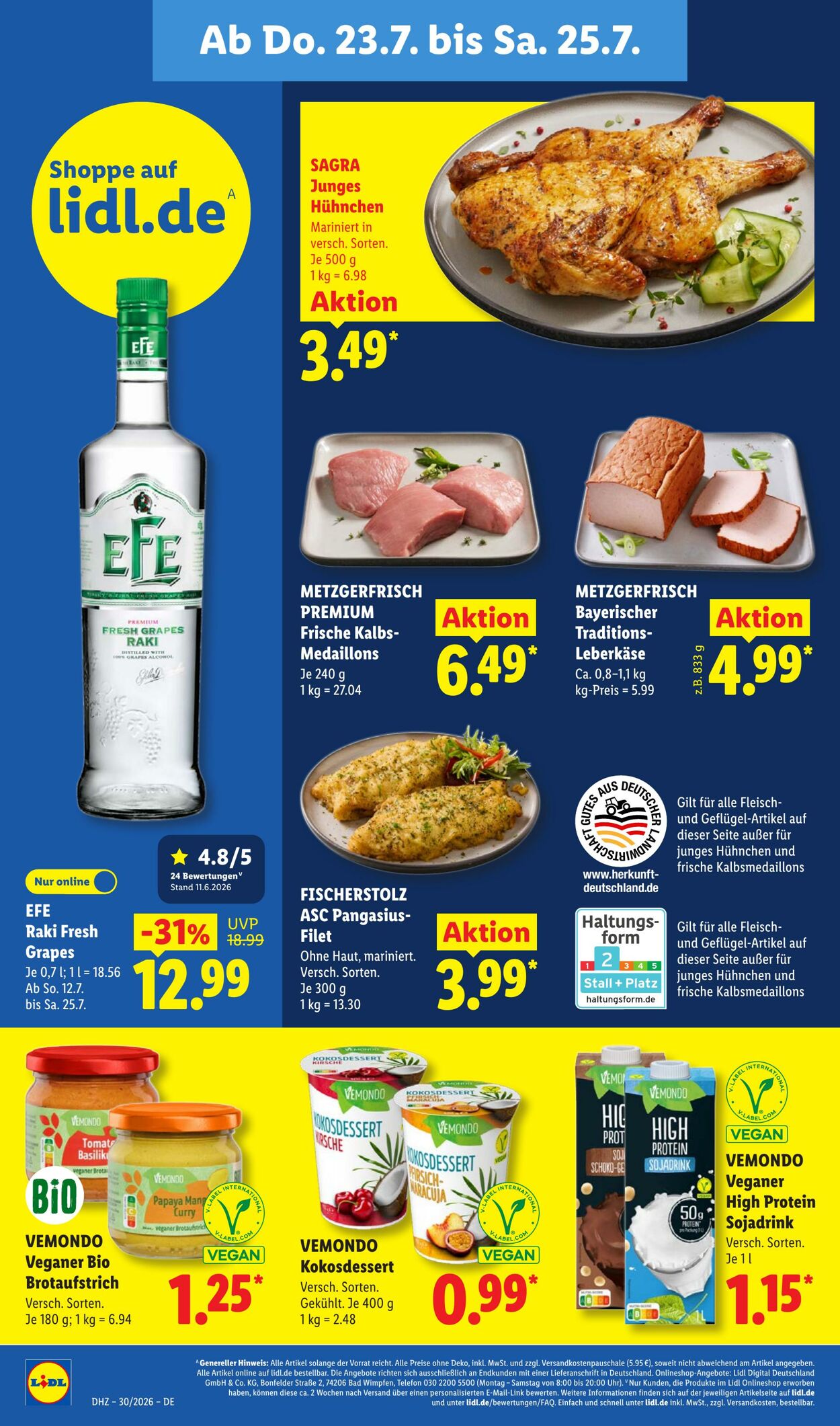 Prospekt Lidl 20.07.2026 - 25.07.2026