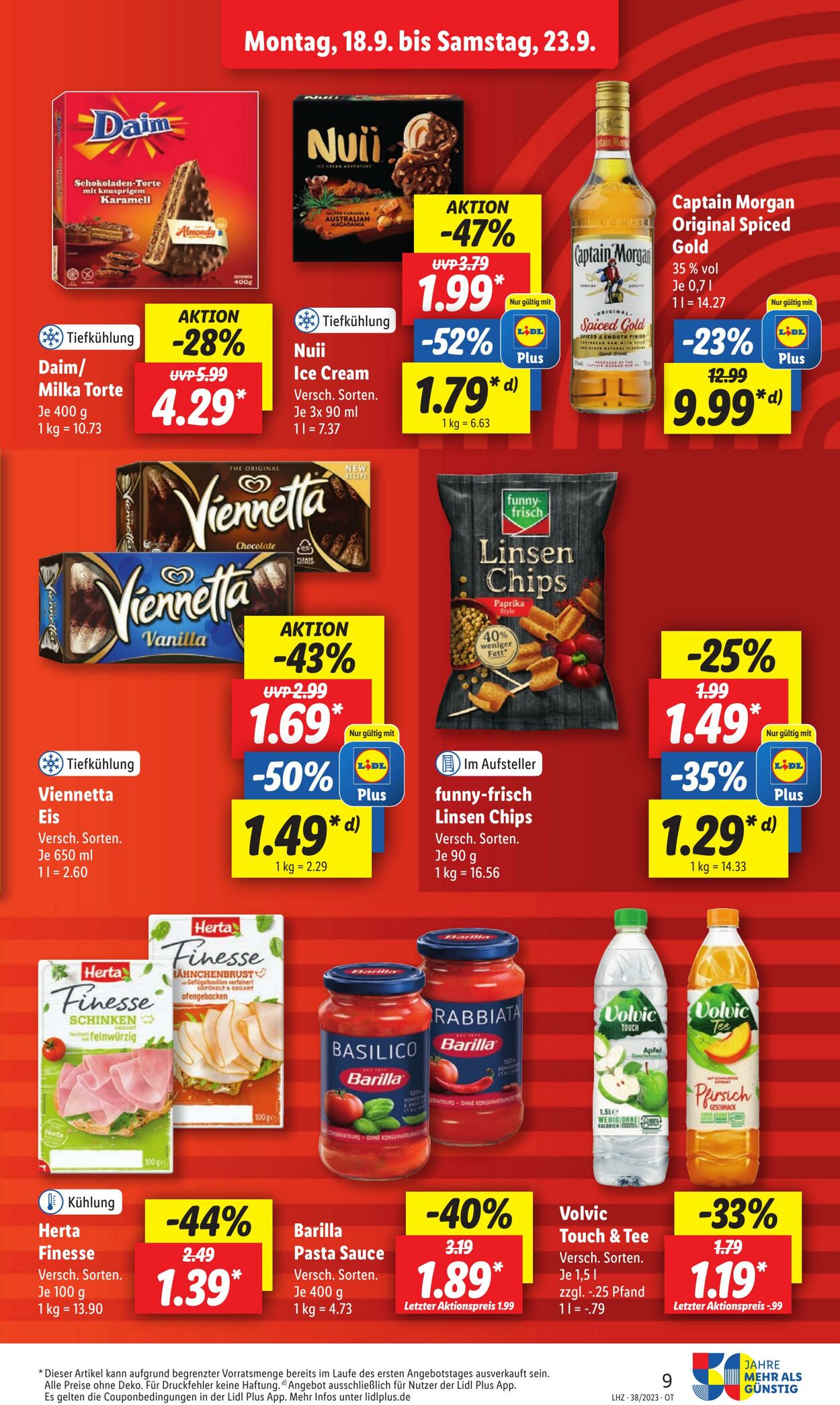 Prospekt Lidl 18.09.2023 - 23.09.2023