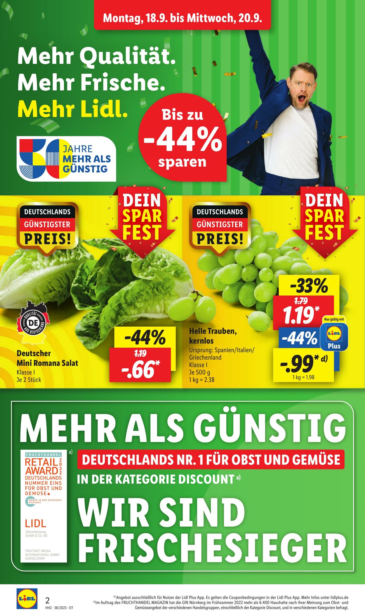 Prospekt Lidl 18.09.2023 - 23.09.2023