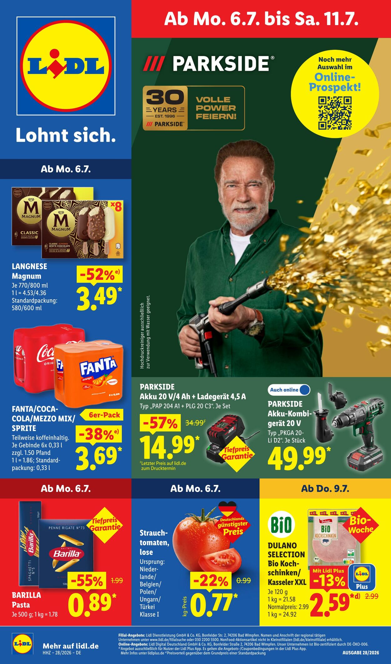 Prospekt Lidl 06.07.2026 - 11.07.2026