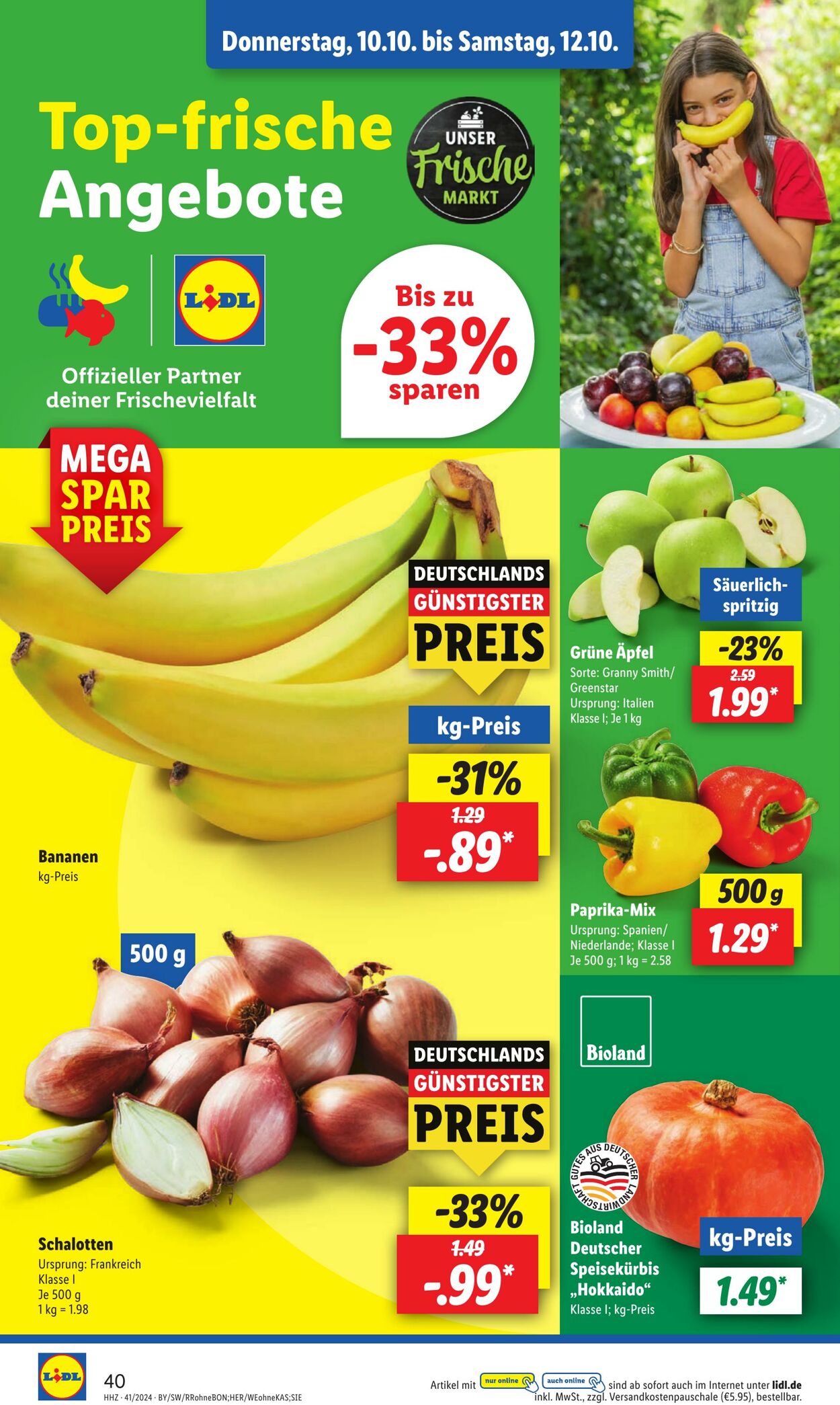 Prospekt Lidl 07.10.2024 - 12.10.2024