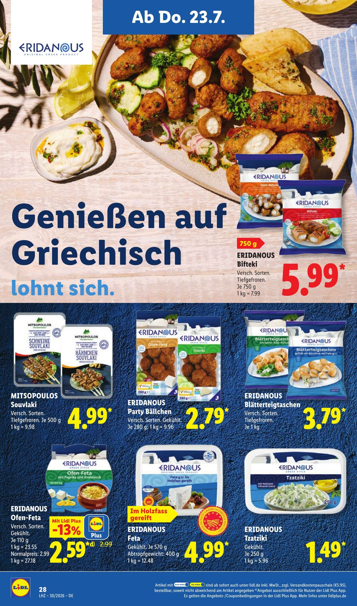 Prospekt Lidl 20.07.2026 - 25.07.2026