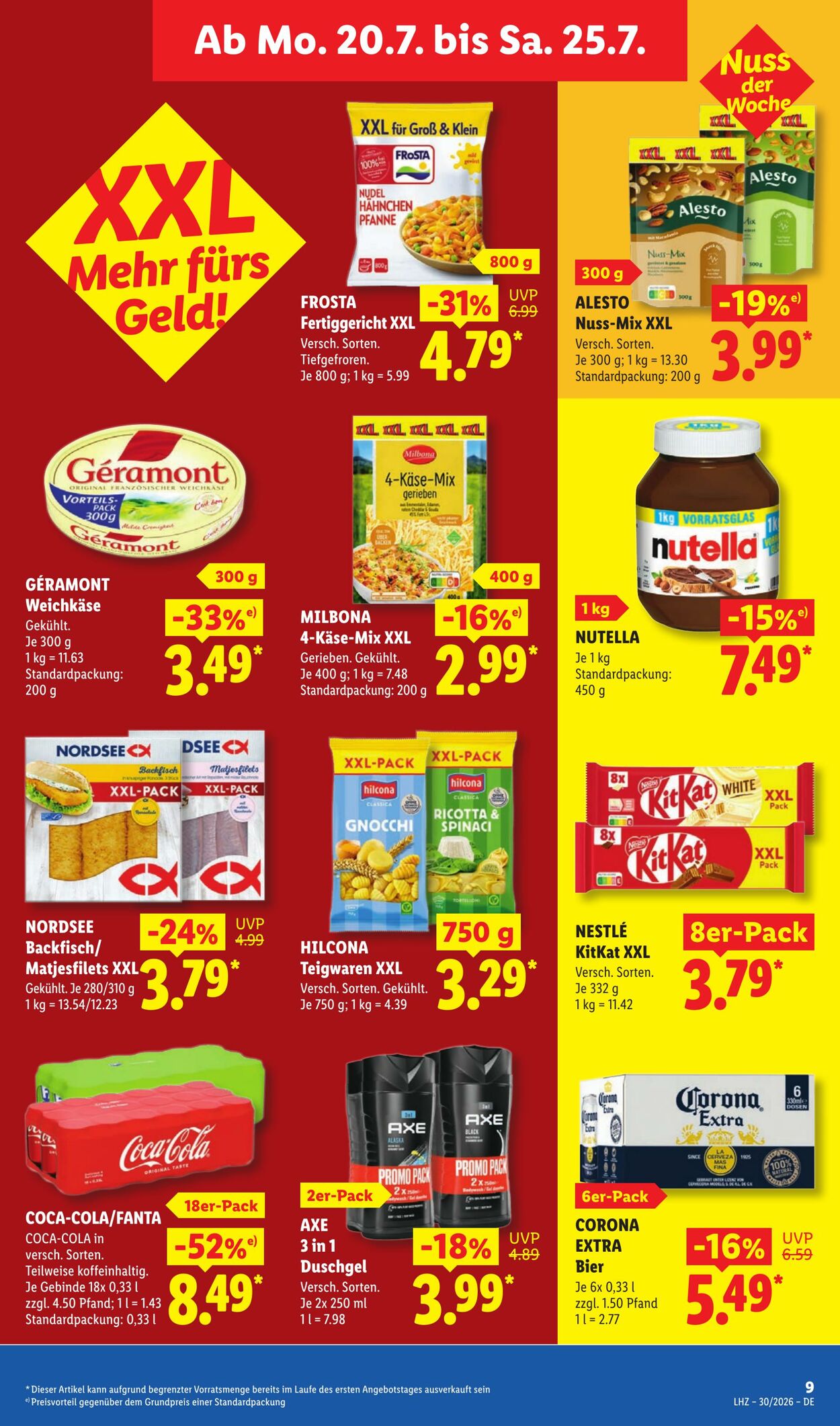 Prospekt Lidl 20.07.2026 - 25.07.2026