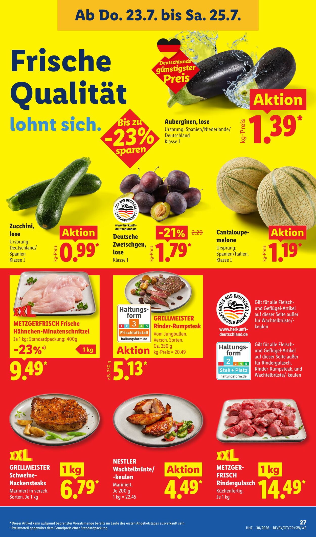 Prospekt Lidl 20.07.2026 - 25.07.2026